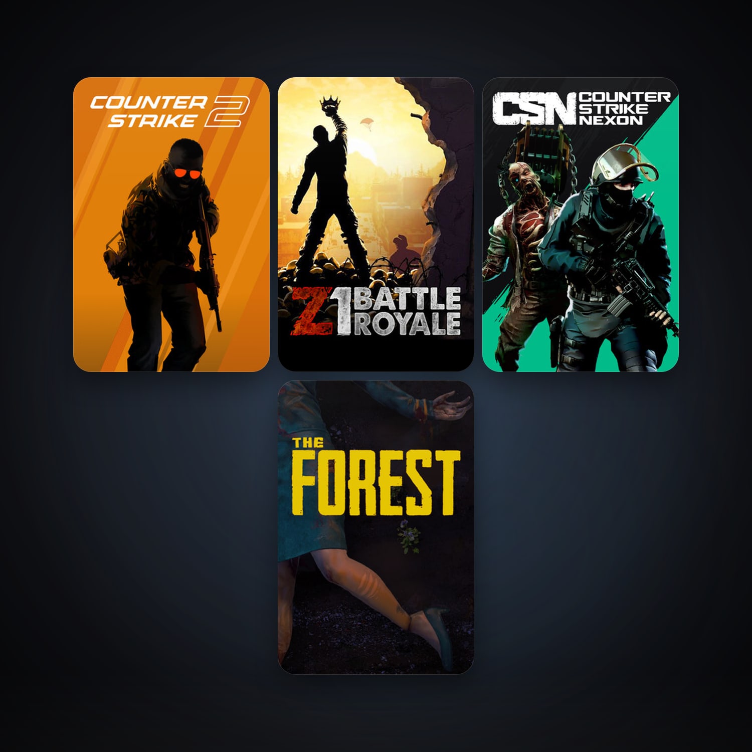 CS2 Prime + The Forest, 7 games, clean — HabibiAccounts