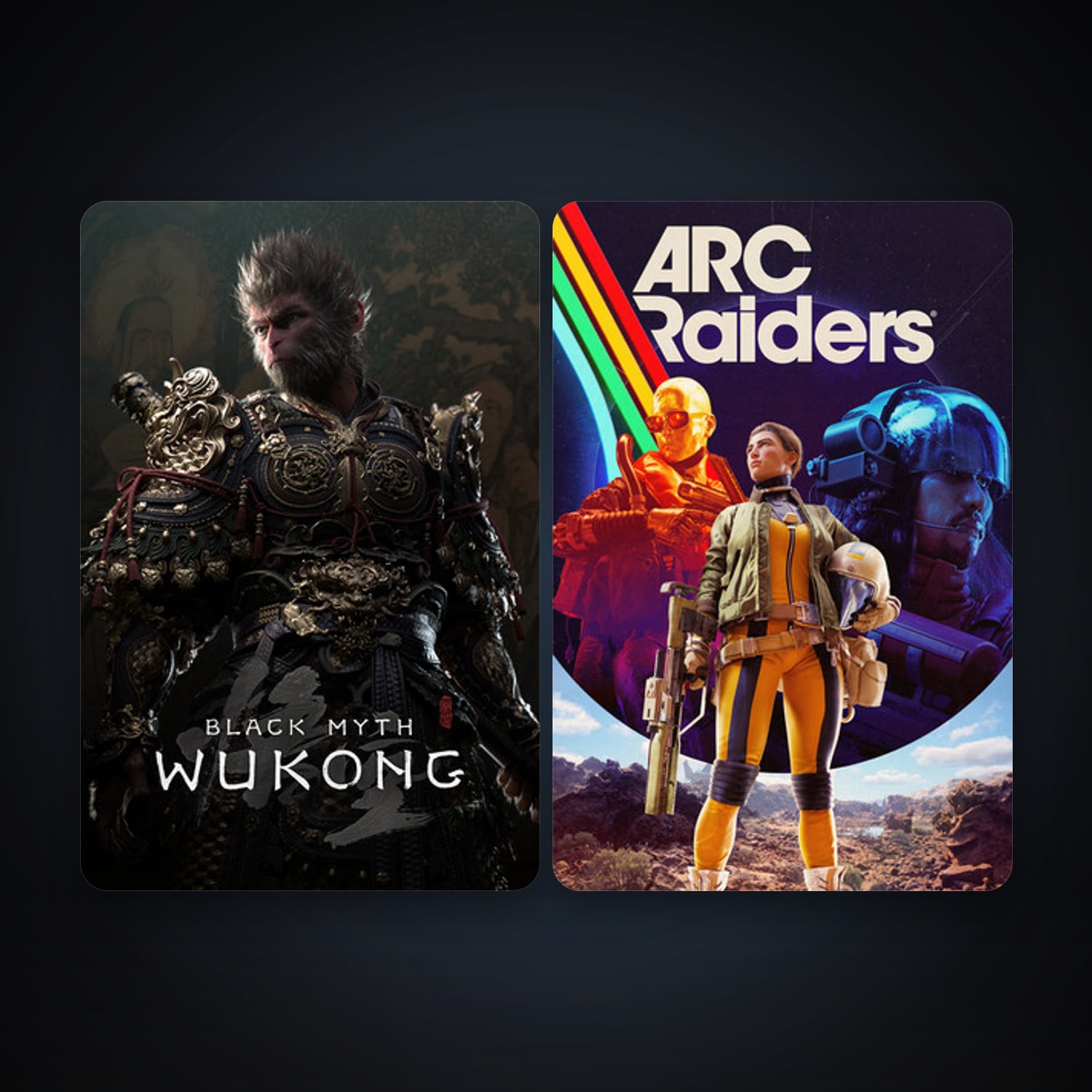ARC Raiders + Black Myth: Wukong, 3 games, clean — HabibiAccounts