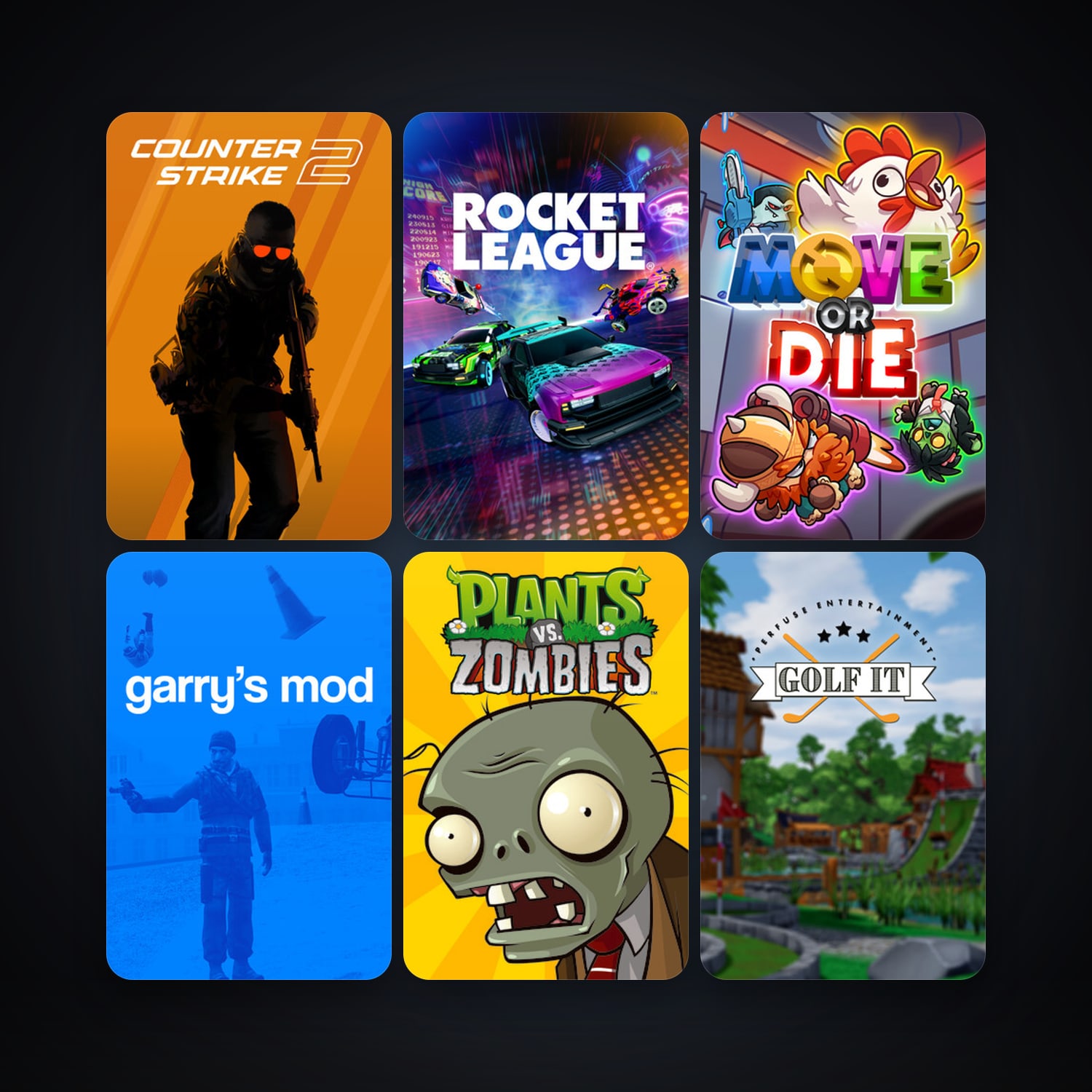 CS2 Prime + Plants vs. Zombies GOTY Edition, 18 games, Steam 11, clean — HabibiAccounts