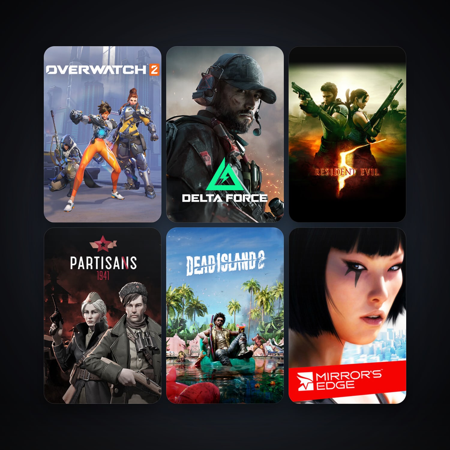 Mirror's Edge + Resident Evil 5, 37 games, clean — HabibiAccounts