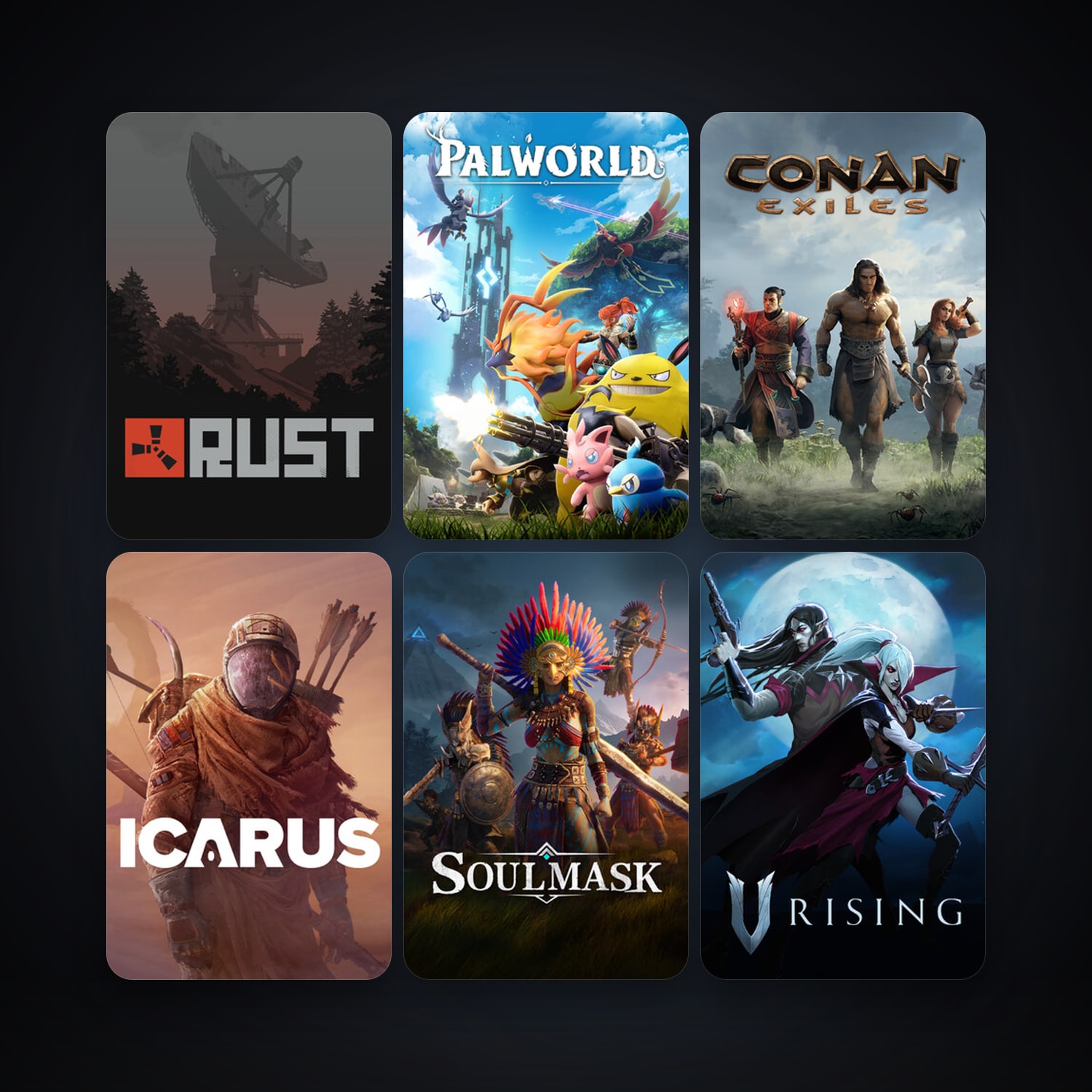 7 Days to Die + Rust, 145 games, Steam 12, clean — HabibiAccounts