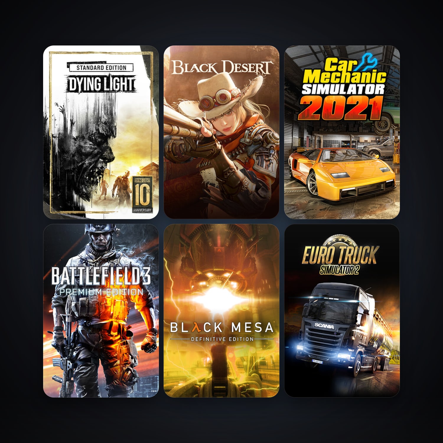 Call of Duty (2003) + Call of Duty 2, 21 games, Steam 10, clean — HabibiAccounts