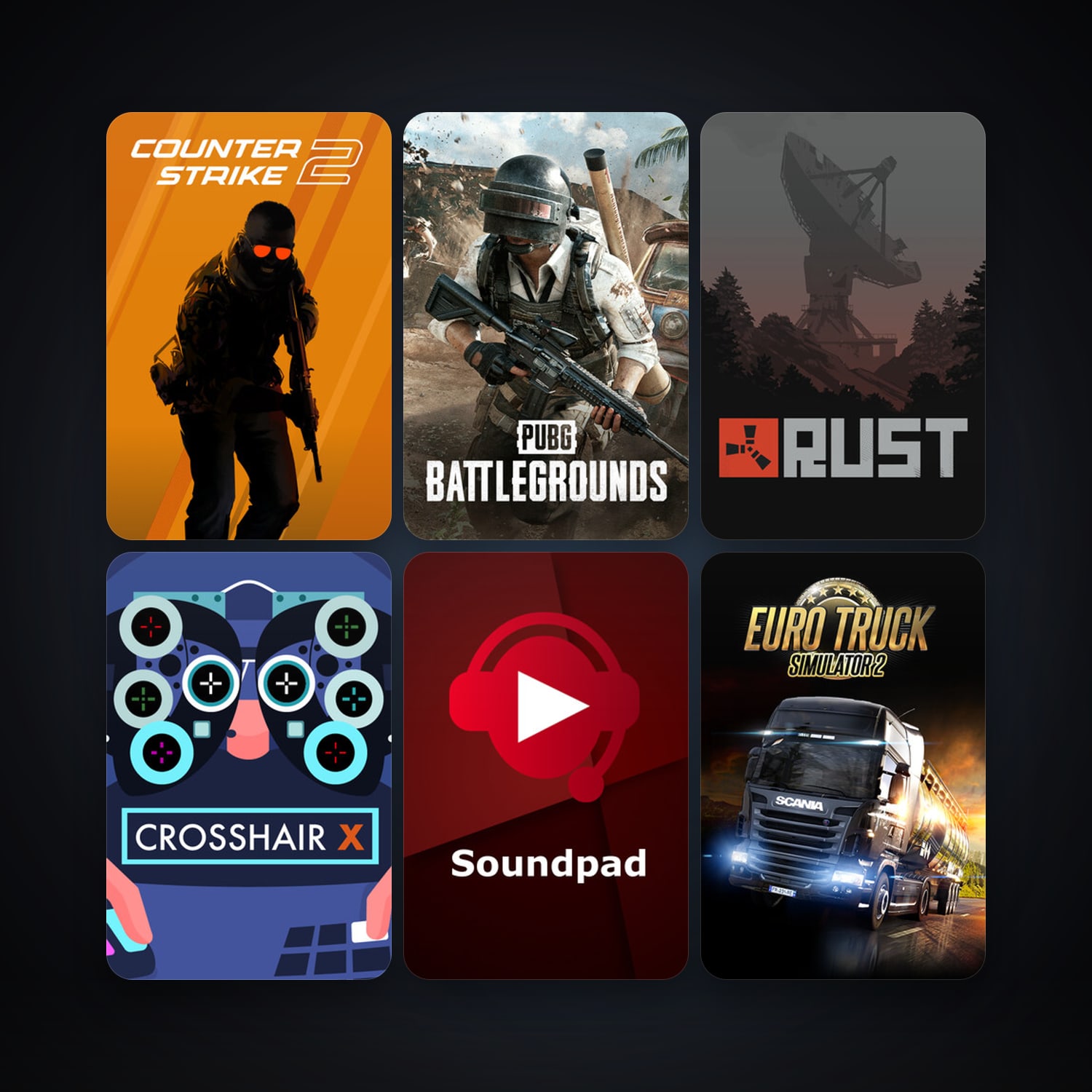 CS2 Prime + Euro Truck Simulator 2, 58 games, Steam 13, clean — HabibiAccounts