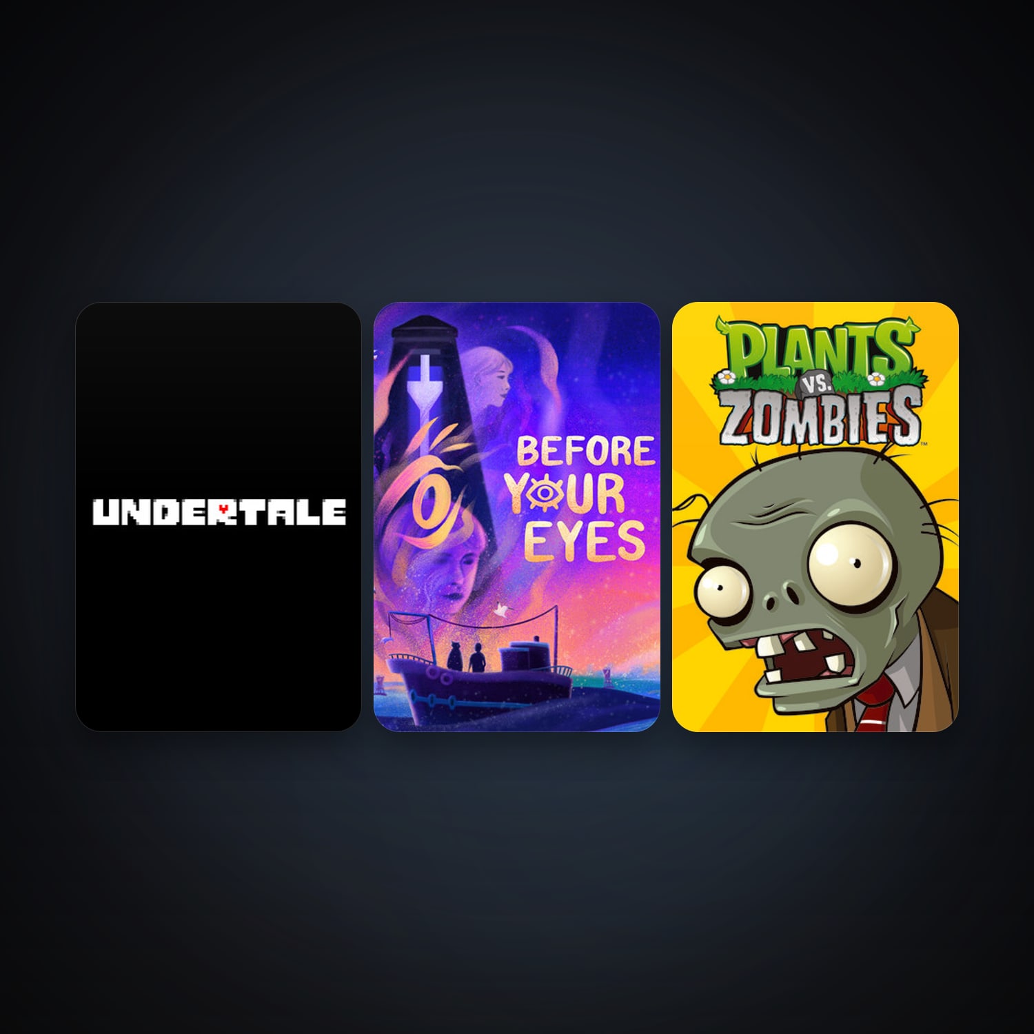 Plants vs. Zombies GOTY Edition + Undertale, 11 games, clean — HabibiAccounts