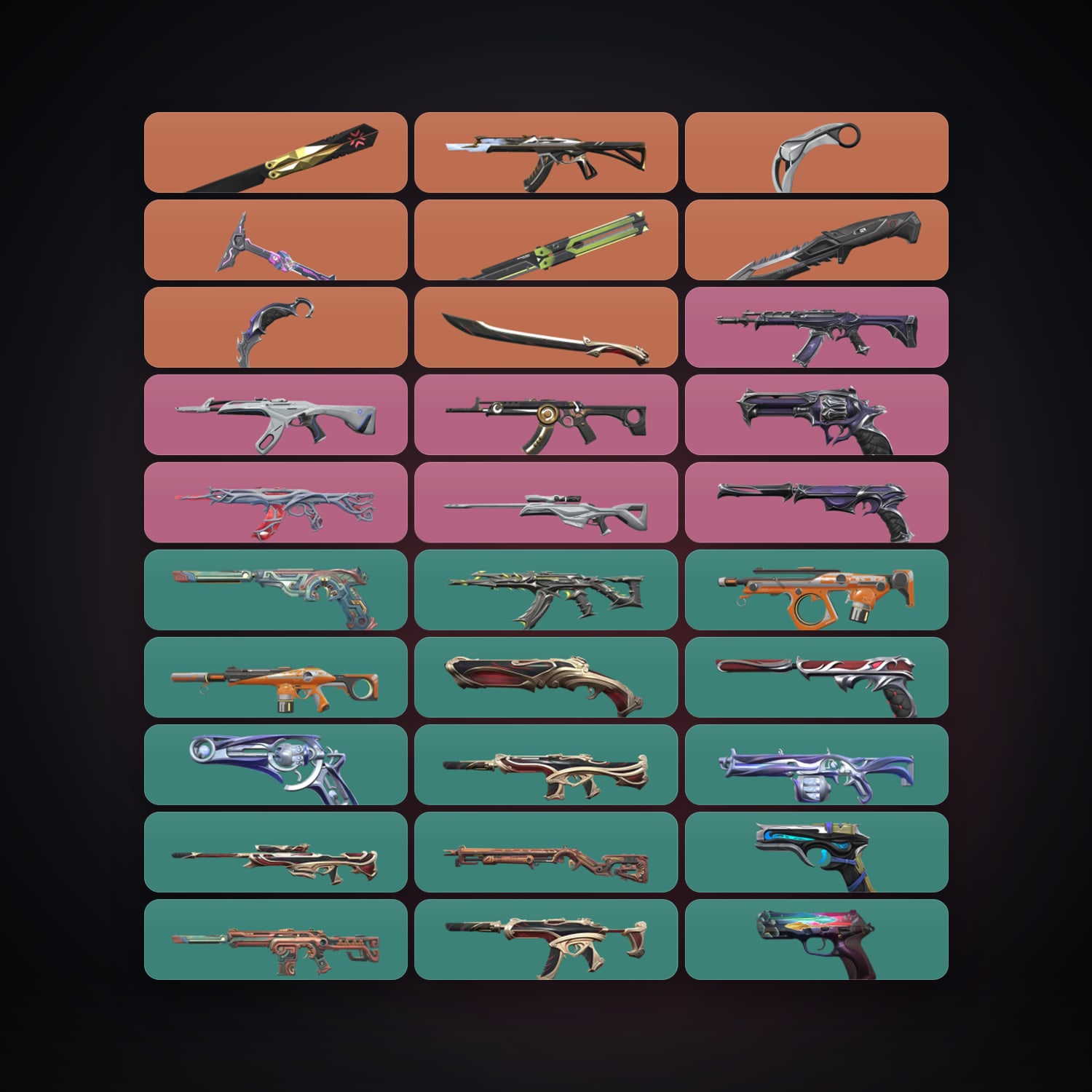 EU Silver 2 locker — 7 knives, 45 skins, lvl 28 — HabibiAccounts