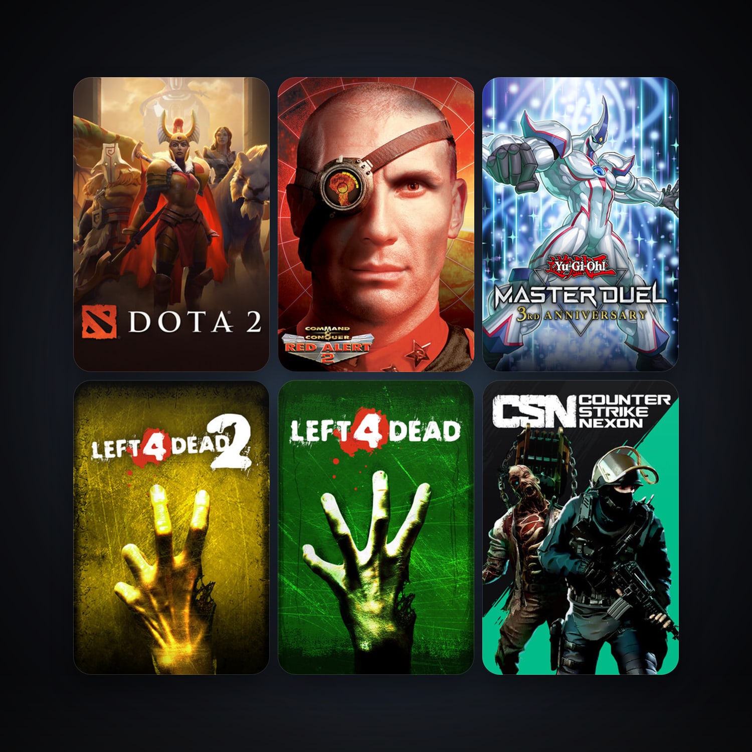 Half-Life + Left 4 Dead, 24 games, clean — HabibiAccounts
