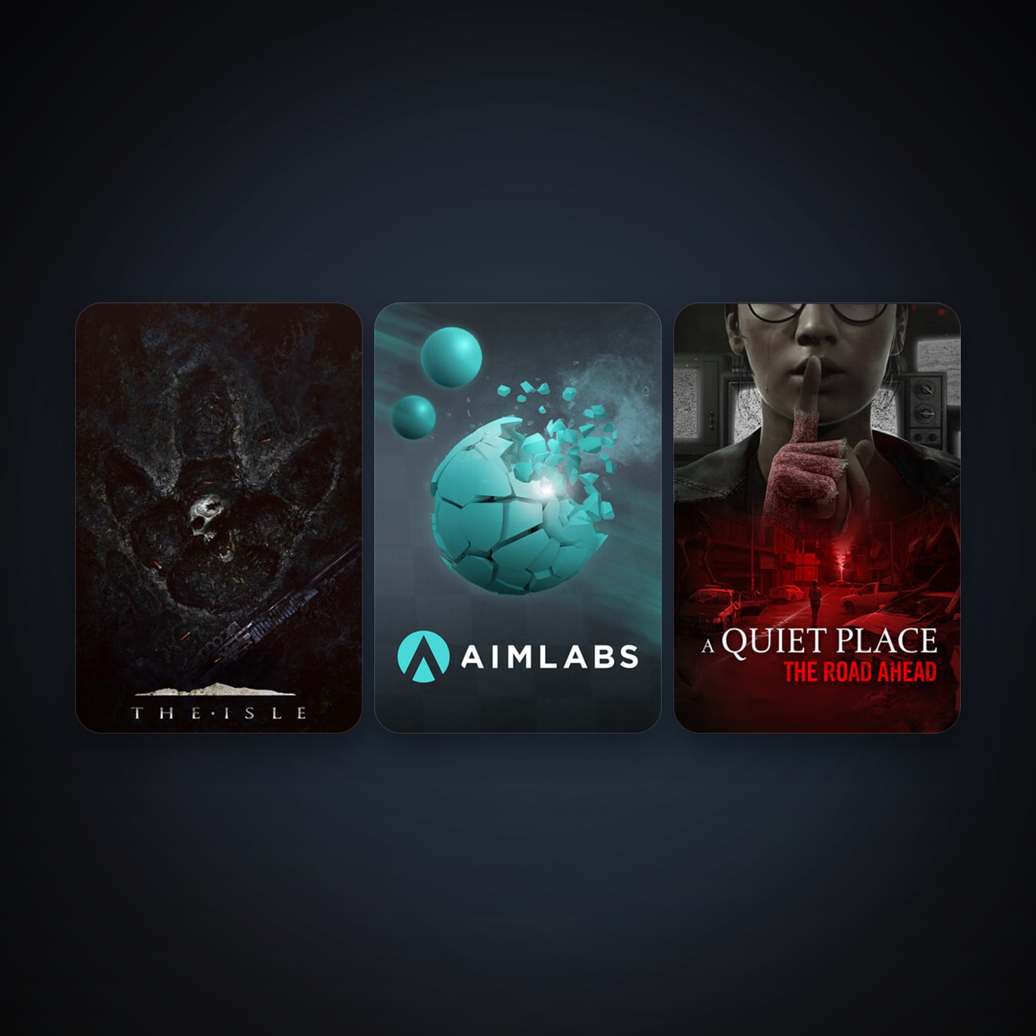 The Isle + Aimlabs, 3 games, clean — HabibiAccounts