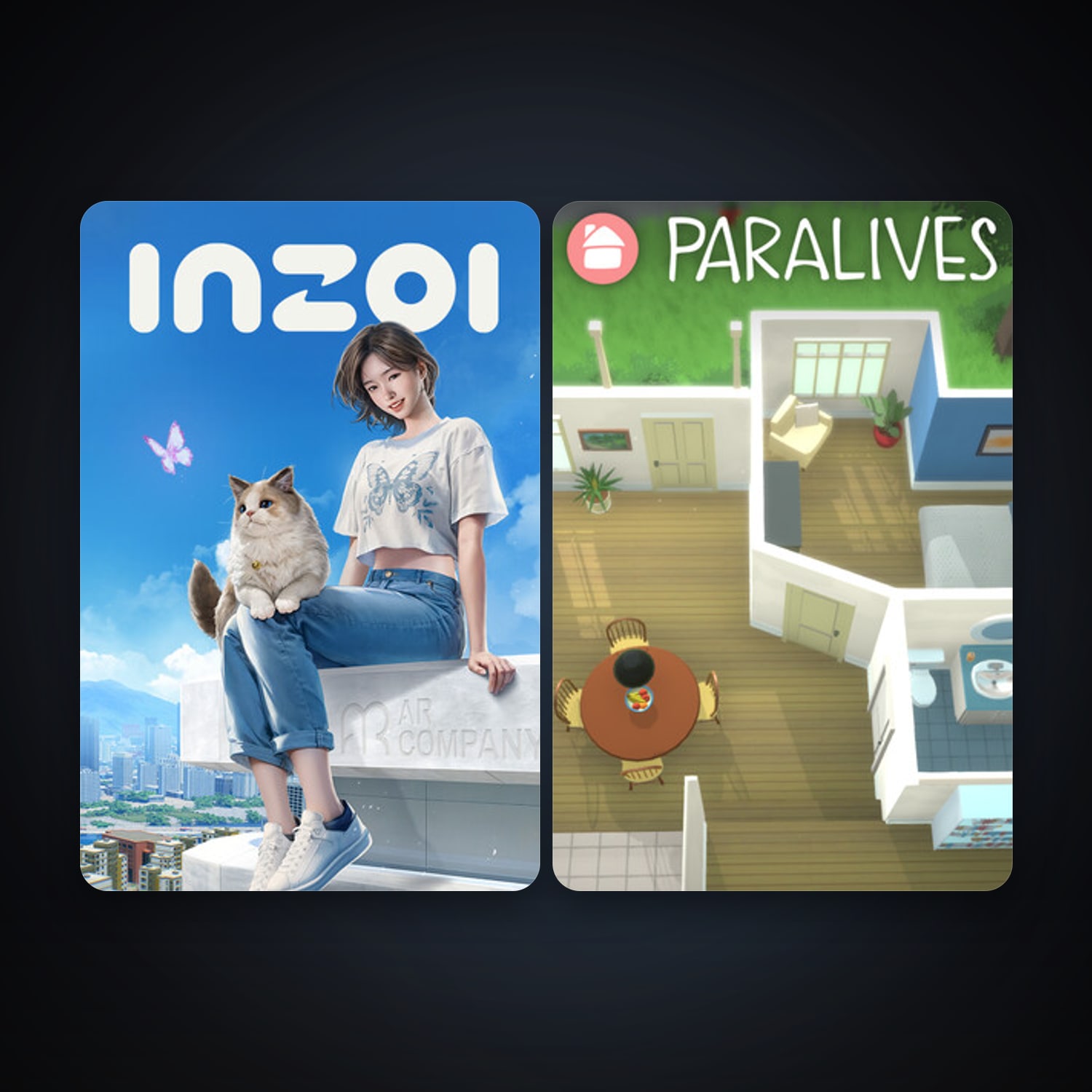 Paralives + inZOI, 2 games, clean — HabibiAccounts