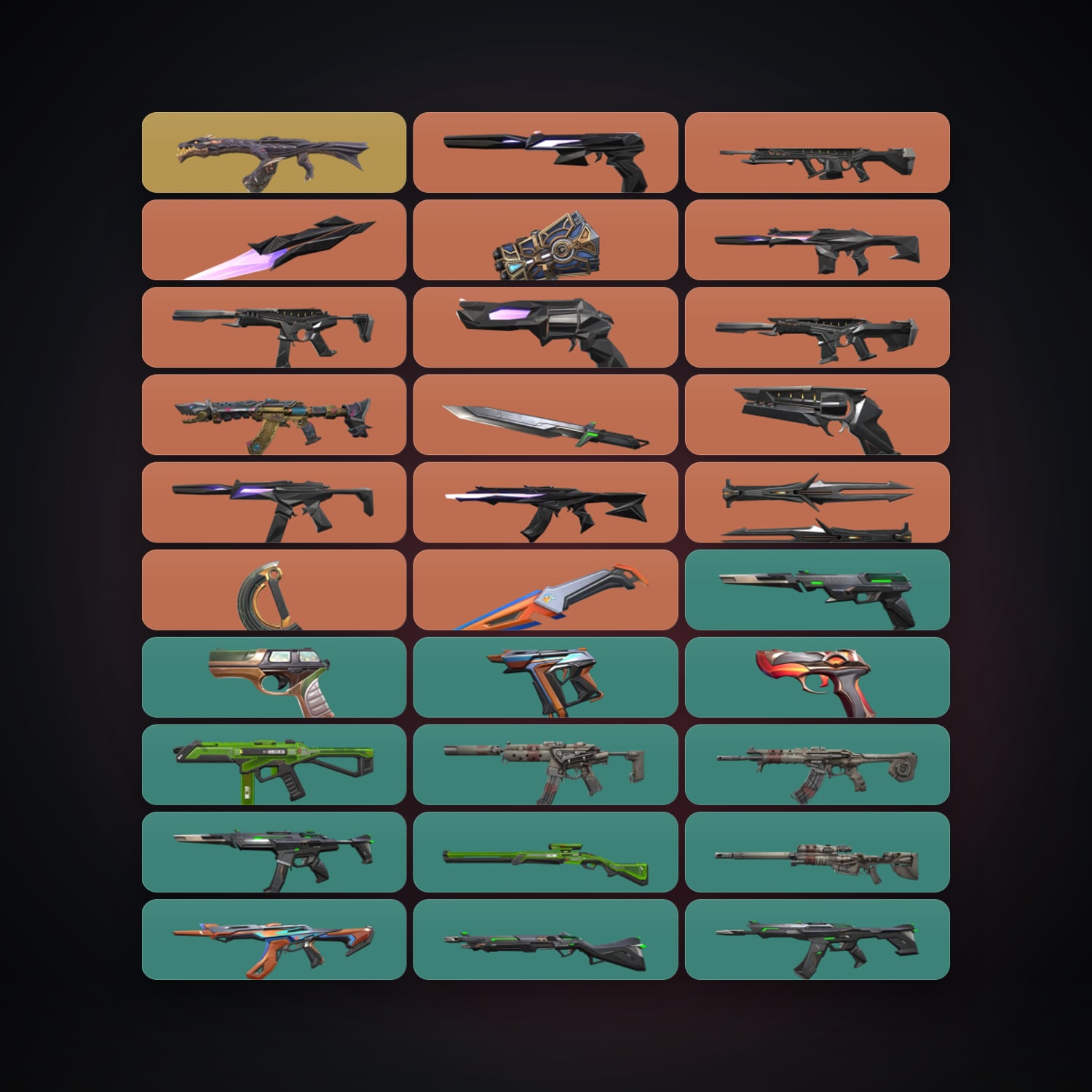 AP Silver 1 locker — 6 knives, 72 skins, lvl 115 — HabibiAccounts