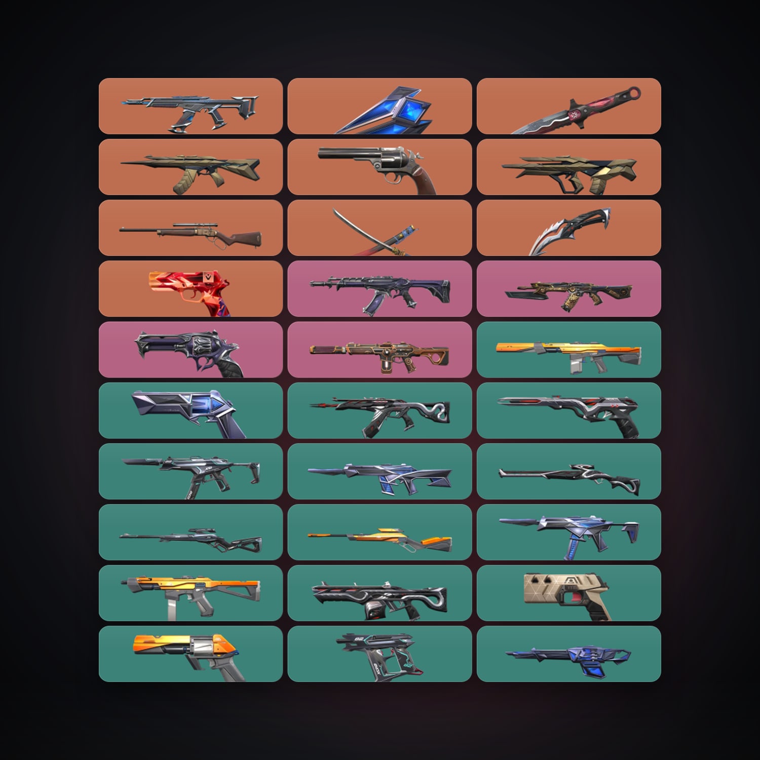 NA Gold 3 locker — 4 knives, 59 skins, lvl 106 — HabibiAccounts
