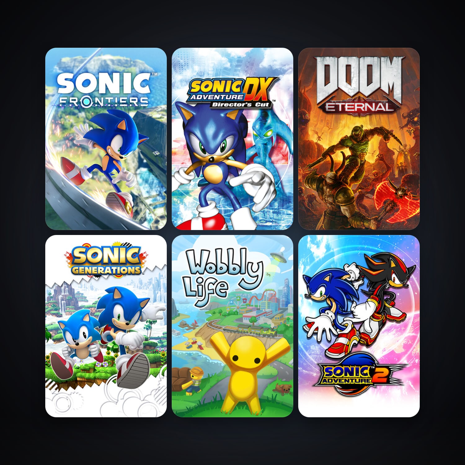 Sonic Adventure DX + Sonic Generations Collection, 26 games, clean — HabibiAccounts