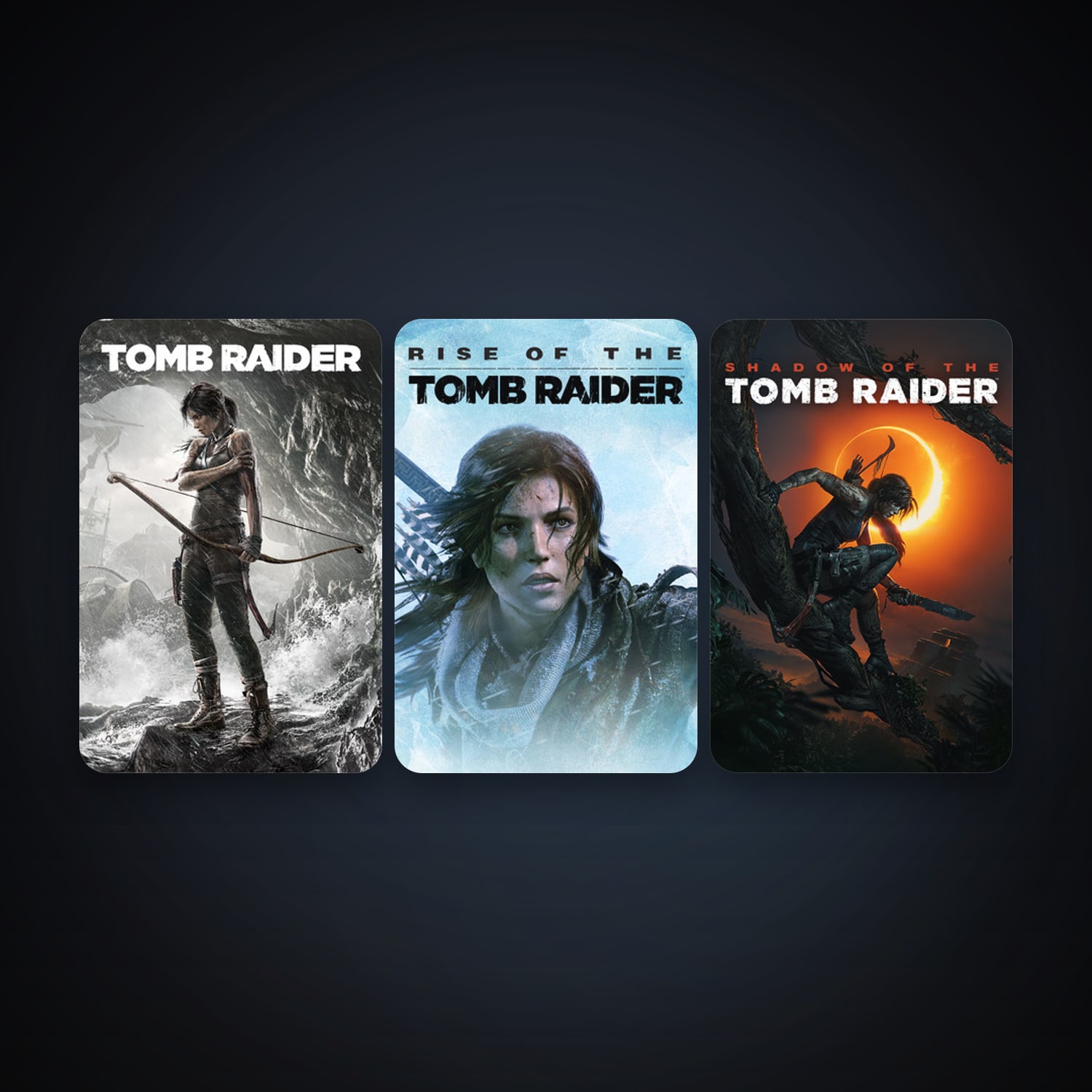 Tomb Raider + Rise of the Tomb Raider, 3 games, clean — HabibiAccounts
