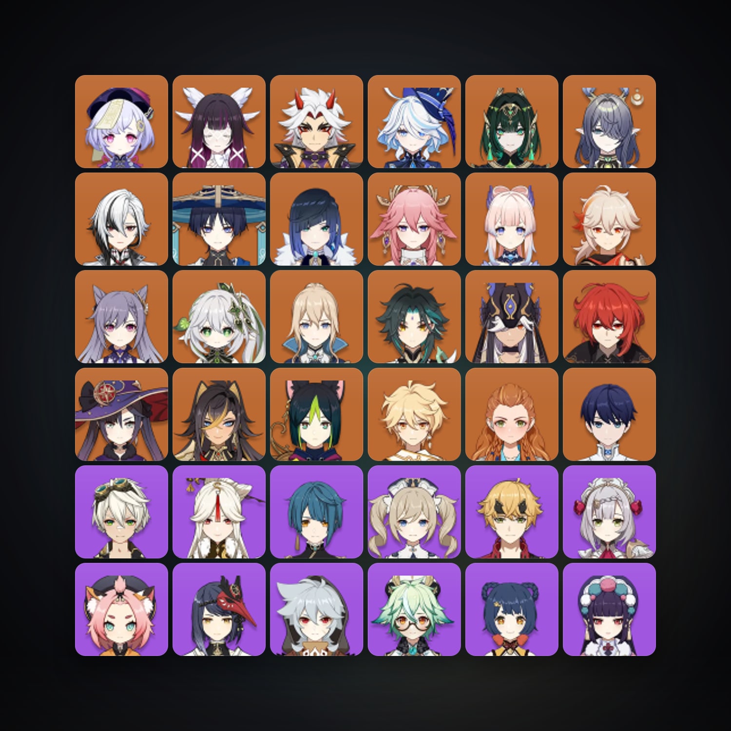 جينشن إمباكت | AR 58 | 71 شخصية | 21× 5★ — HabibiAccounts