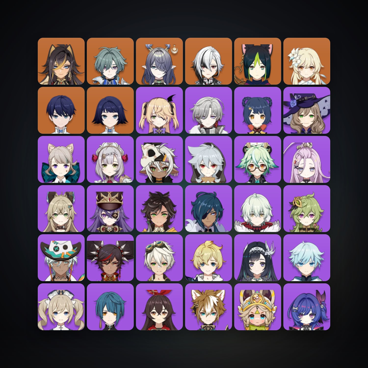 Genshin Impact | AR 55 | 39 Chars | 6× 5★ — HabibiAccounts