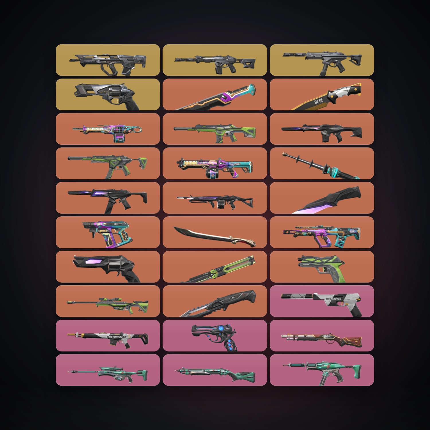AP Plat 1 locker — 7 knives, 49 skins, lvl 24 — HabibiAccounts