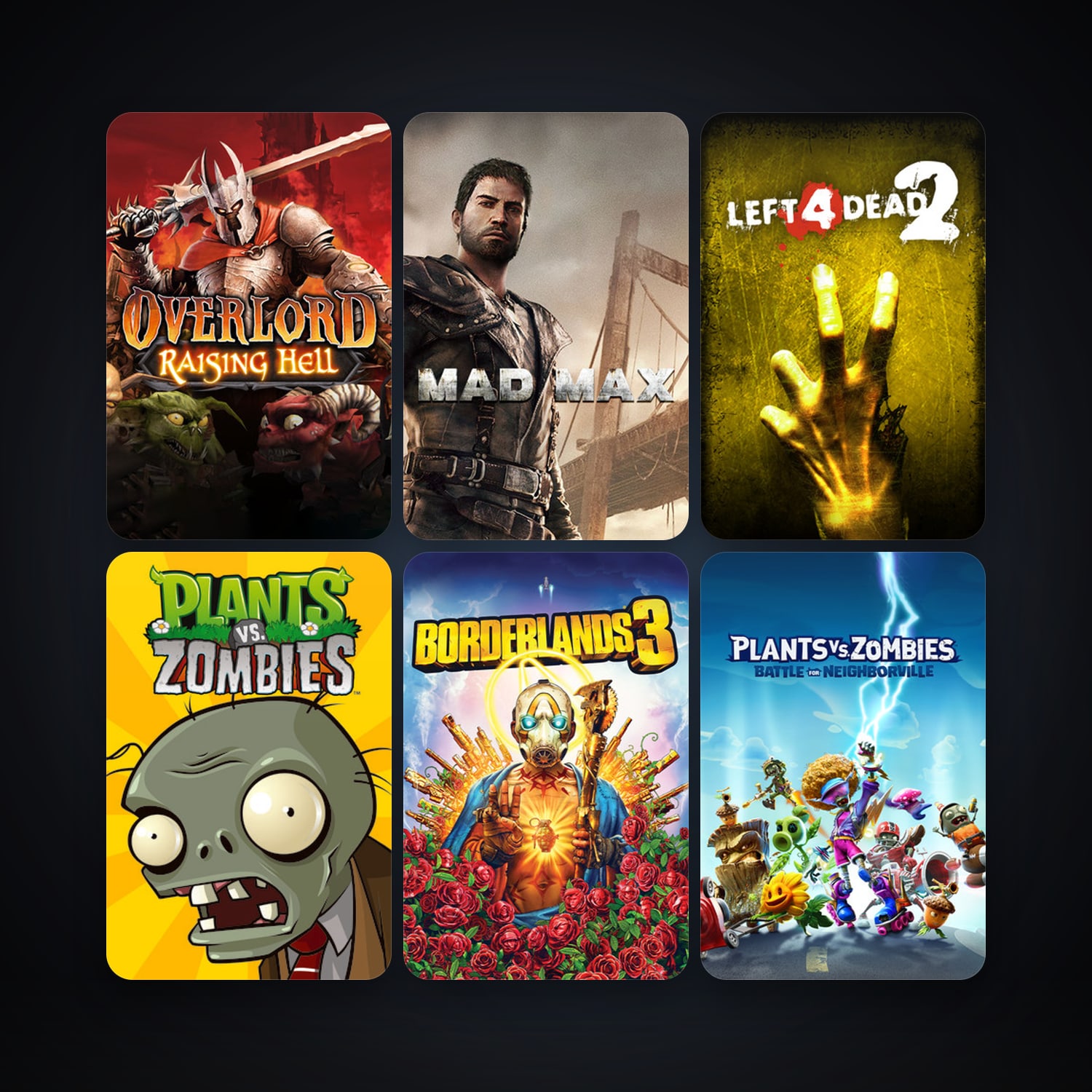 Left 4 Dead 2 + Plants vs. Zombies GOTY Edition, 14 games, Steam 10, clean — HabibiAccounts