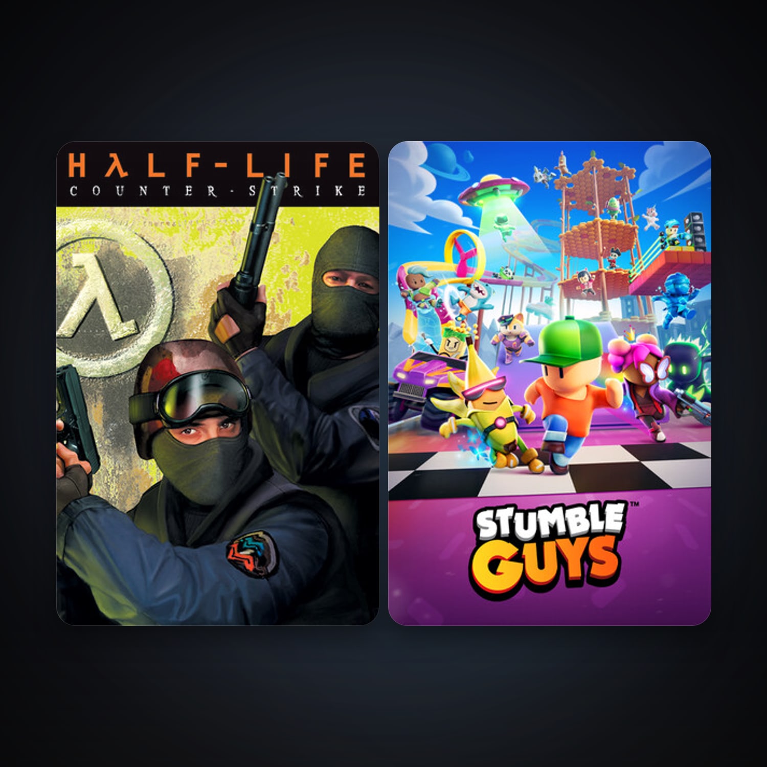 Counter-Strike + Stumble Guys, 6 games, clean — HabibiAccounts