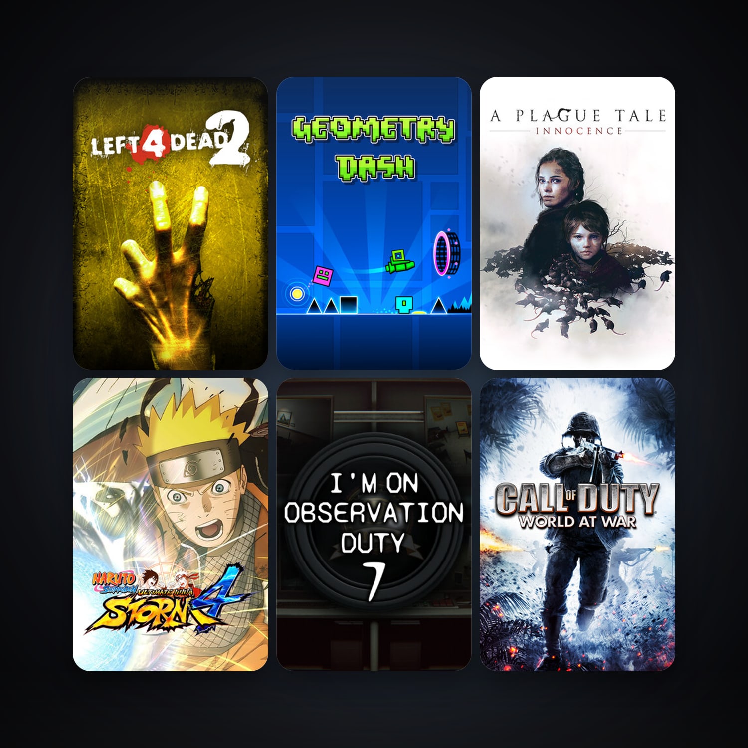Left 4 Dead 2 + Call of Duty: World at War, 8 games, clean — HabibiAccounts
