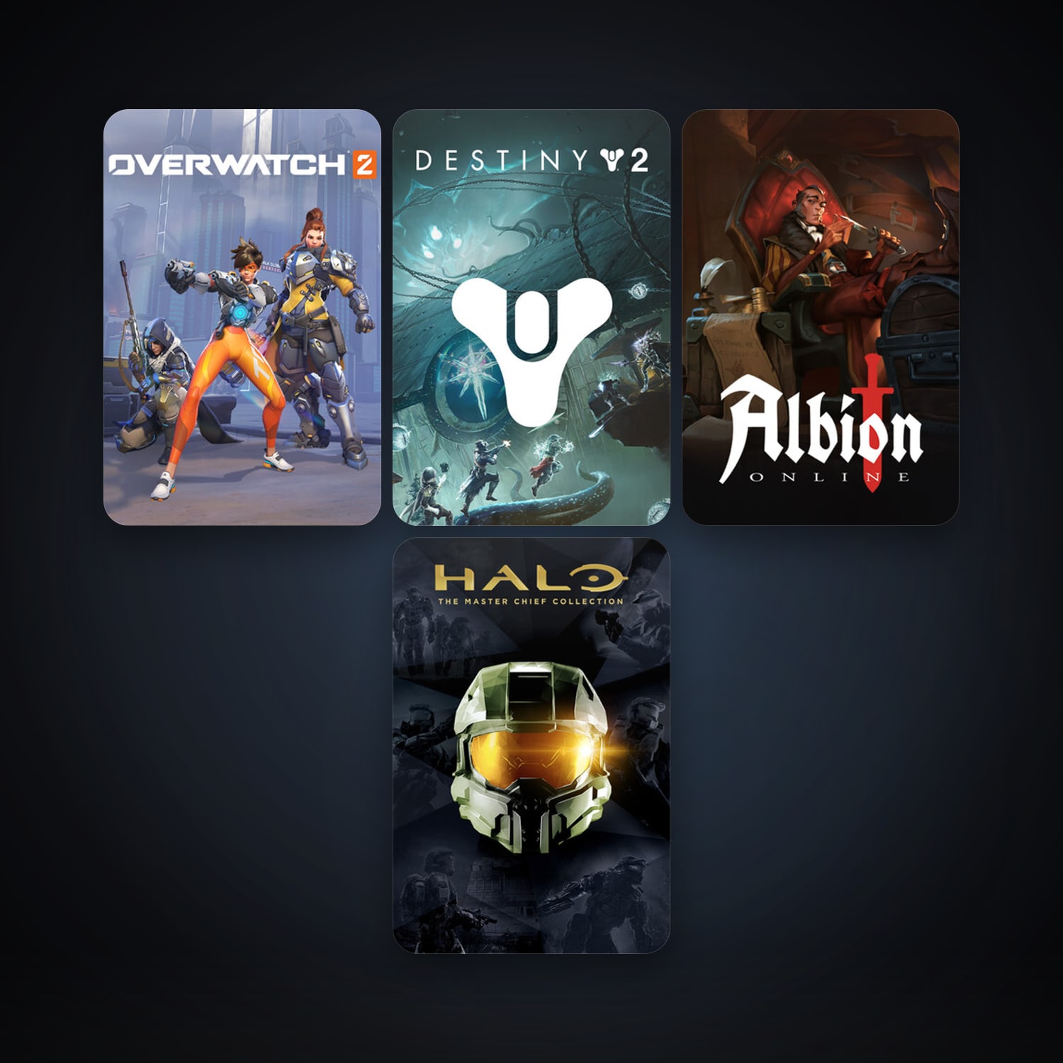 Albion Online + Halo: The Master Chief Collection, 7 games, clean — HabibiAccounts