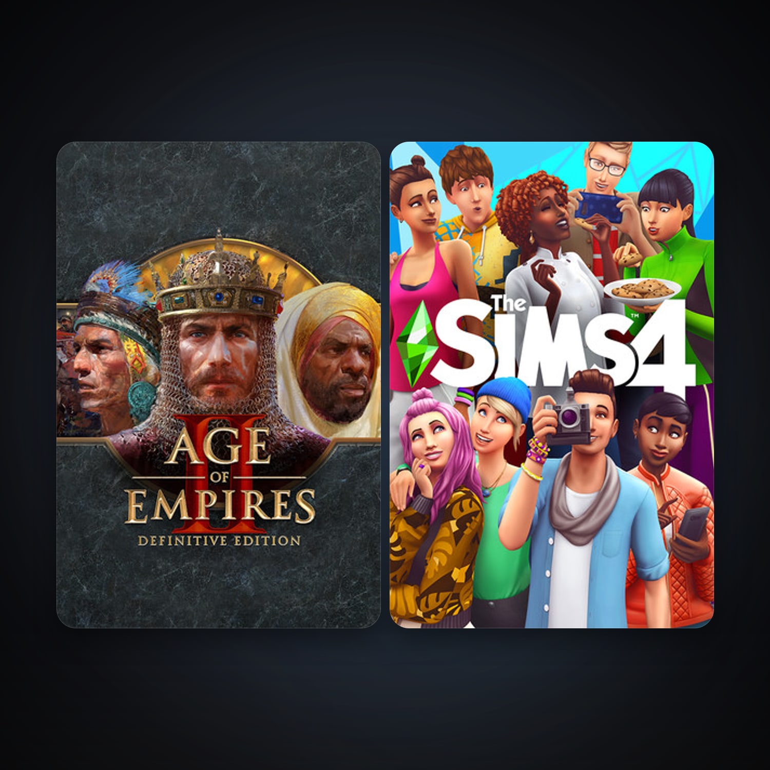 Age of Empires II: Definitive Edition + The Sims 4, 3 games, clean — HabibiAccounts