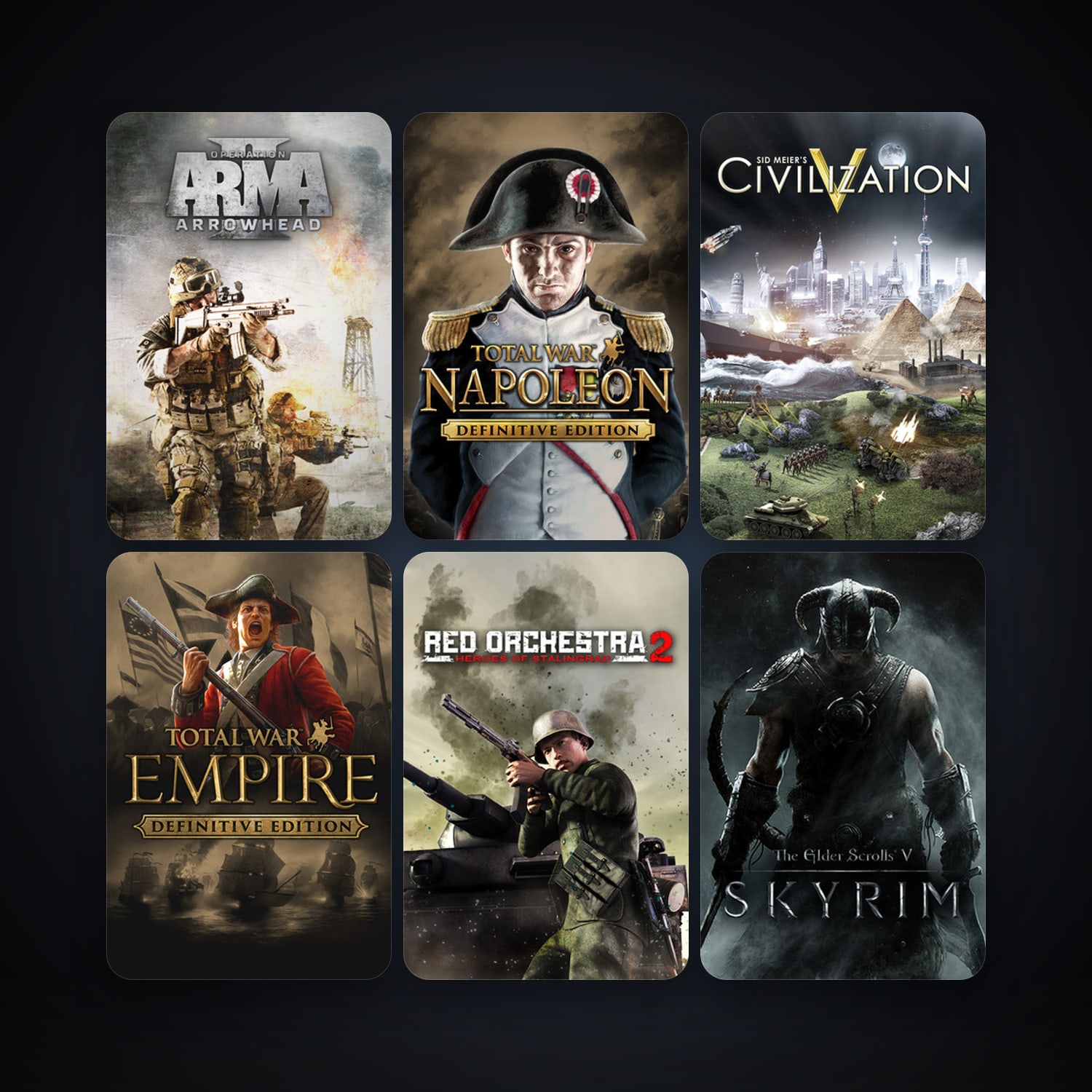 Garry's Mod + Sid Meier's Civilization V, 46 games, clean — HabibiAccounts