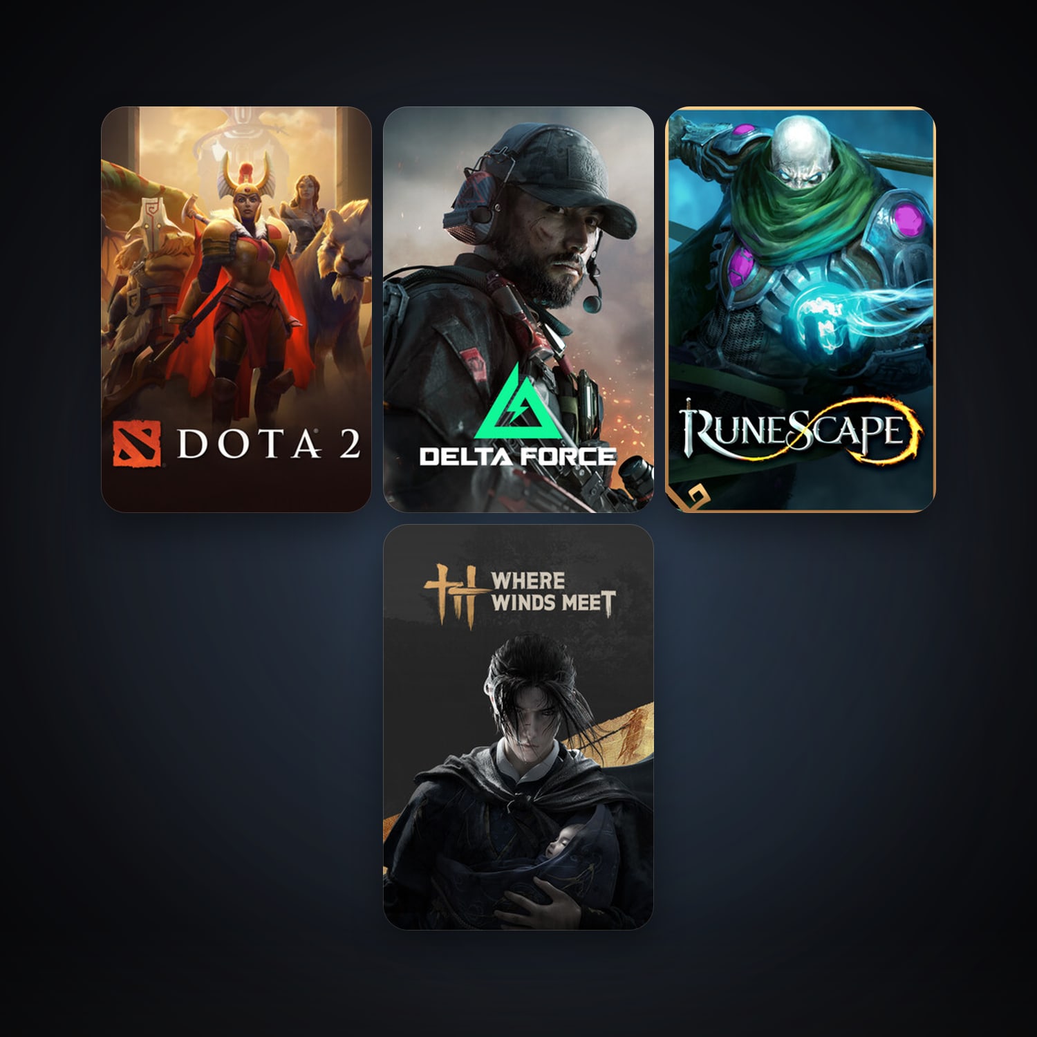 Dota 2 + RuneScape, 7 games, clean — HabibiAccounts