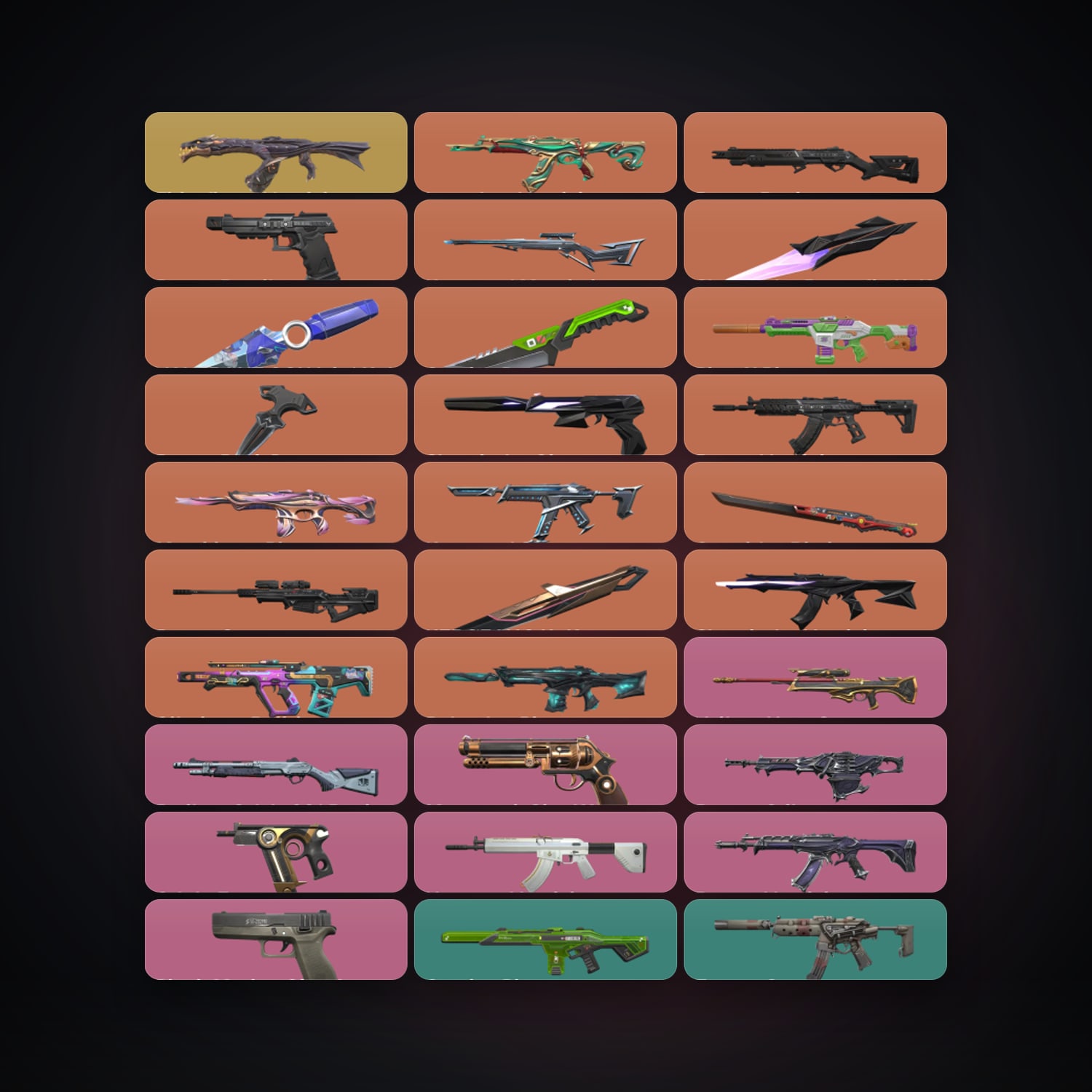 EU Silver 1 locker — 6 knives, 68 skins, lvl 42 — HabibiAccounts