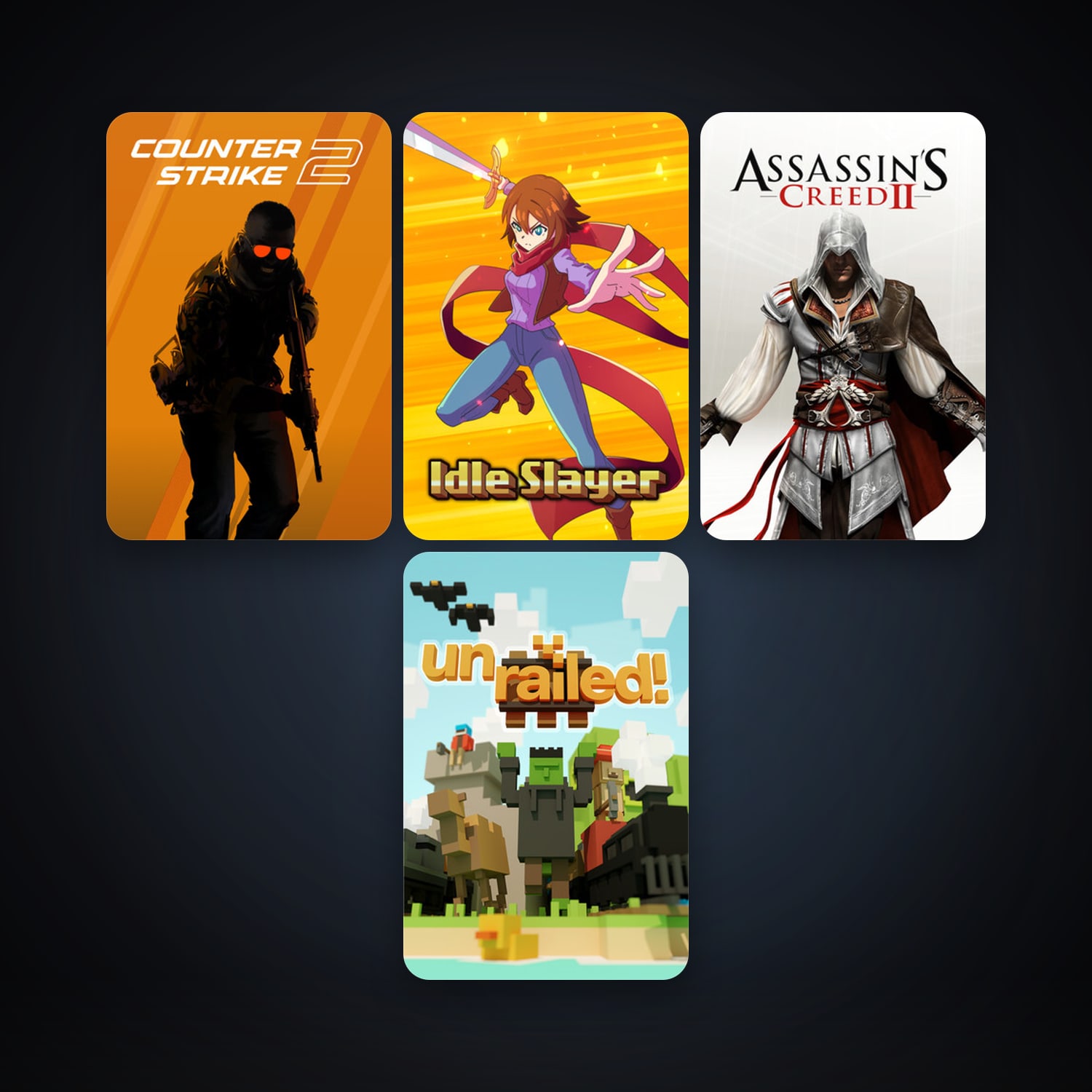 CS2 Prime + Assassin's Creed 2 Deluxe Edition, 10 games, clean — HabibiAccounts
