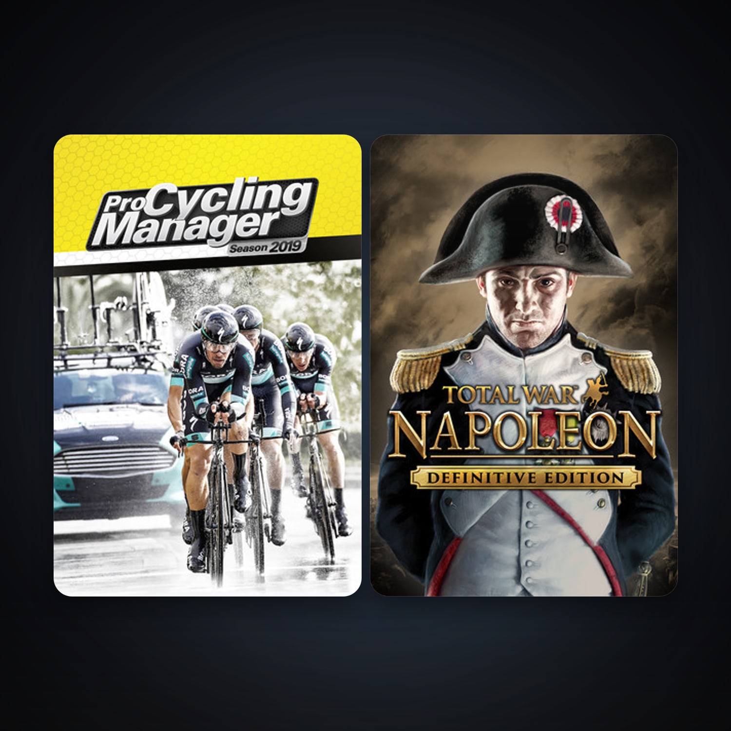 Total War: NAPOLEON - Definitive Edition + Pro Cycling Manager 2019, 2 games, clean — HabibiAccounts