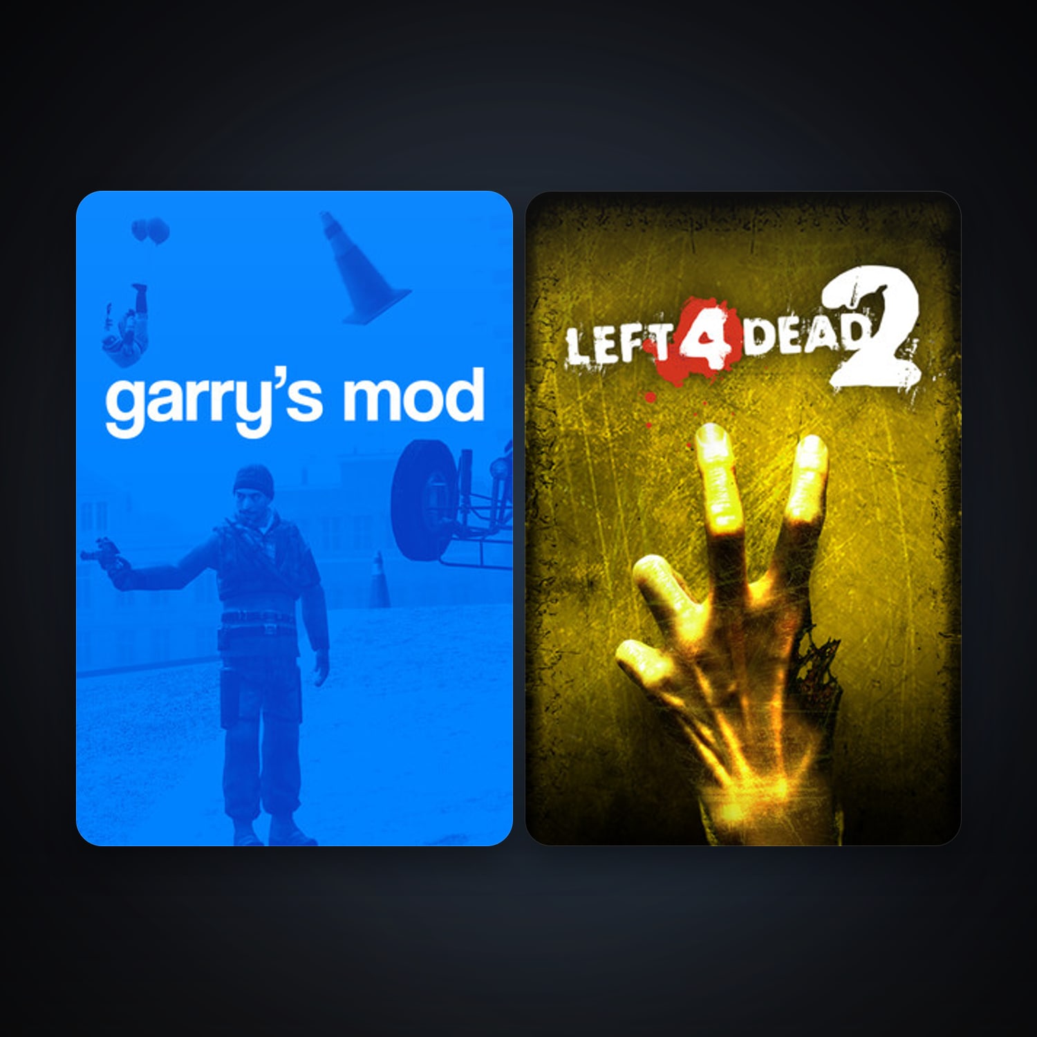 Left 4 Dead 2 + Garry's Mod, 3 games, clean — HabibiAccounts