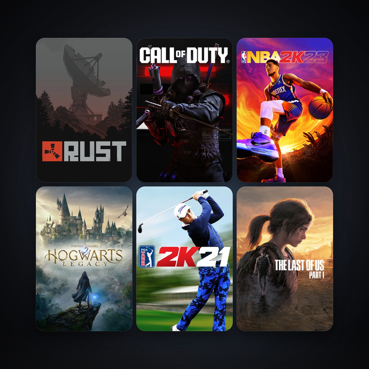 Rust + Among Us, 20 games, clean — HabibiAccounts