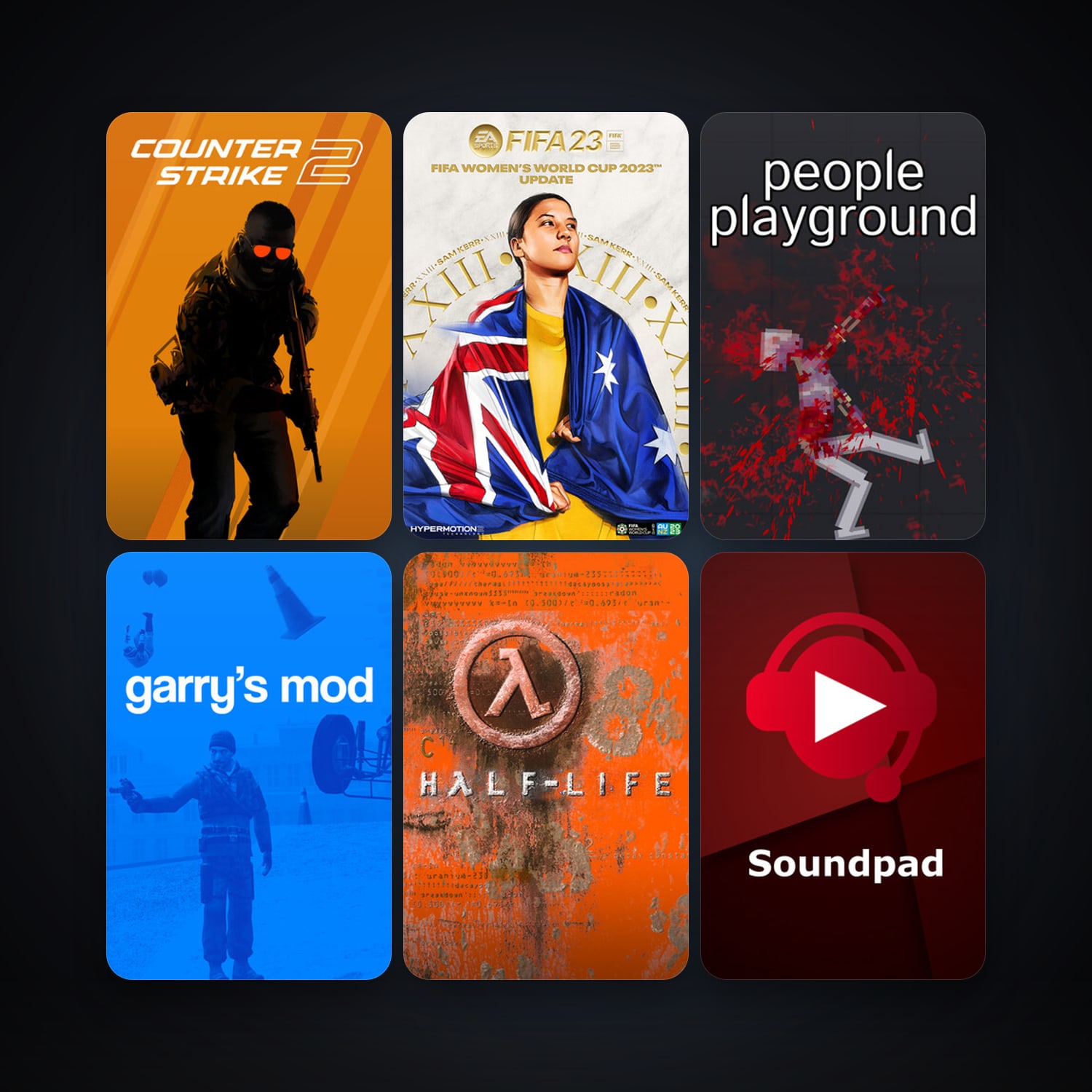 Half-Life + Left 4 Dead 2, 70 games, clean — HabibiAccounts