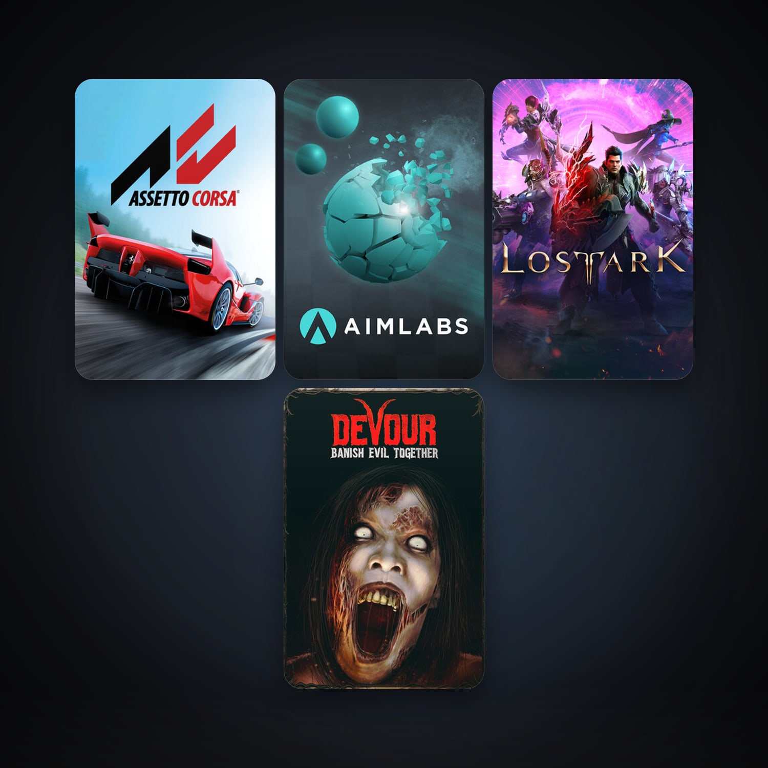 The Forest + Assetto Corsa, 8 games, clean — HabibiAccounts