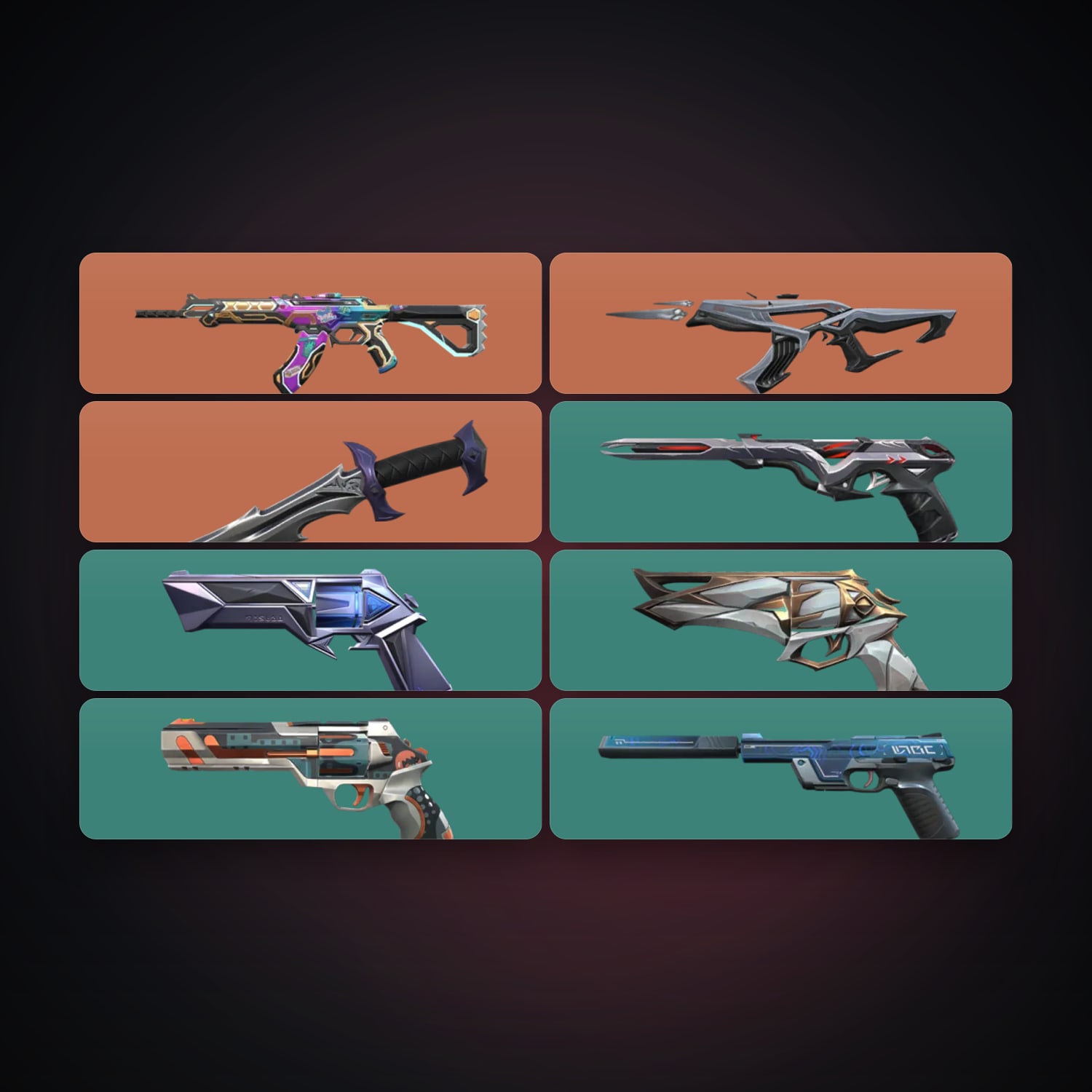 LA Silver 3 locker — 1 knives, 8 skins, lvl 165 — HabibiAccounts