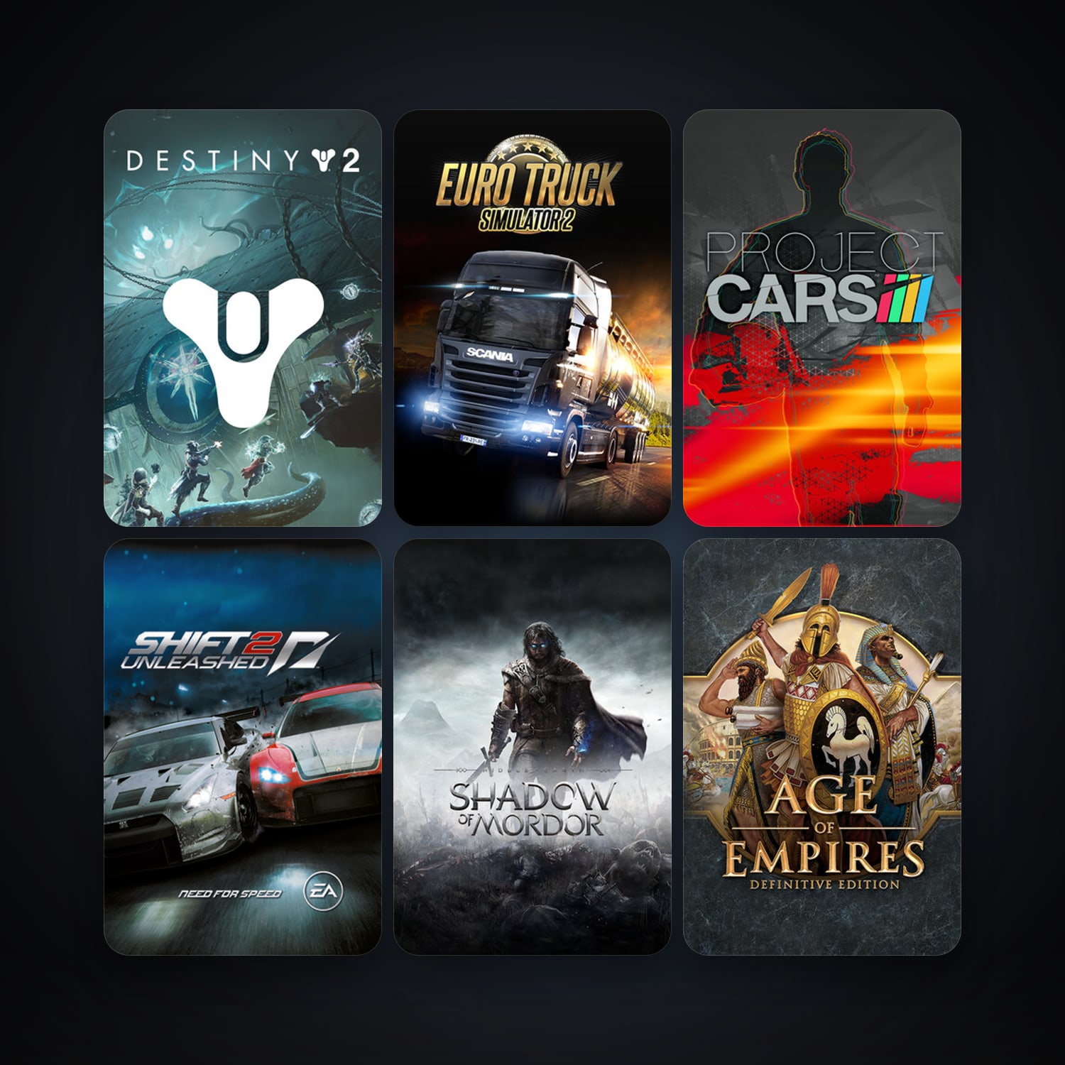 Shift 2 Unleashed + F1 2013, 15 games, Steam 14, clean — HabibiAccounts