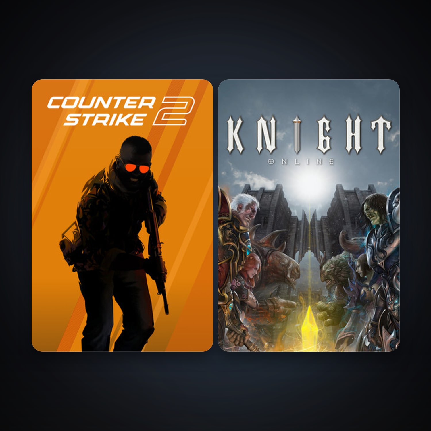 CS2 Prime + Knight Online, 4 games, clean — HabibiAccounts