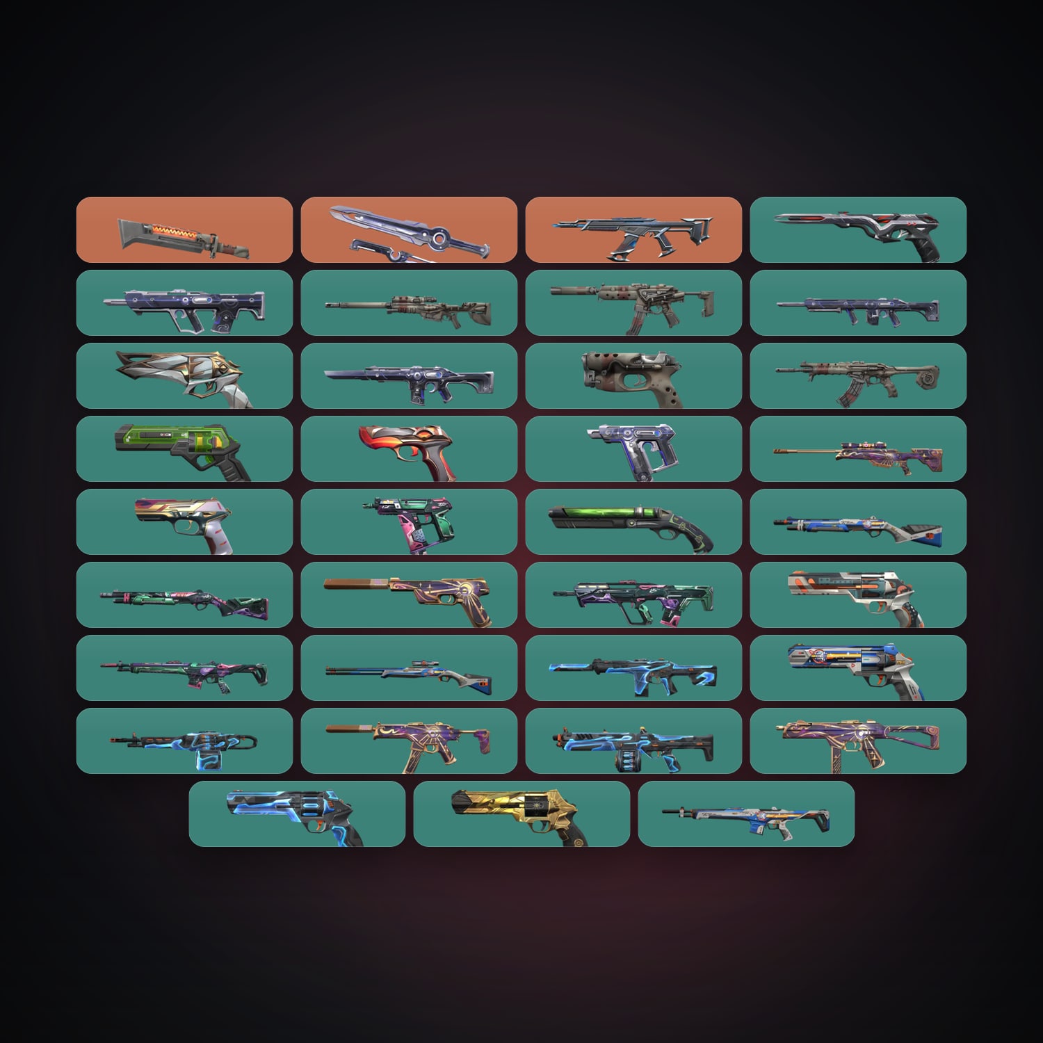 NA Gold 1 locker — 2 knives, 36 skins, lvl 163 — HabibiAccounts