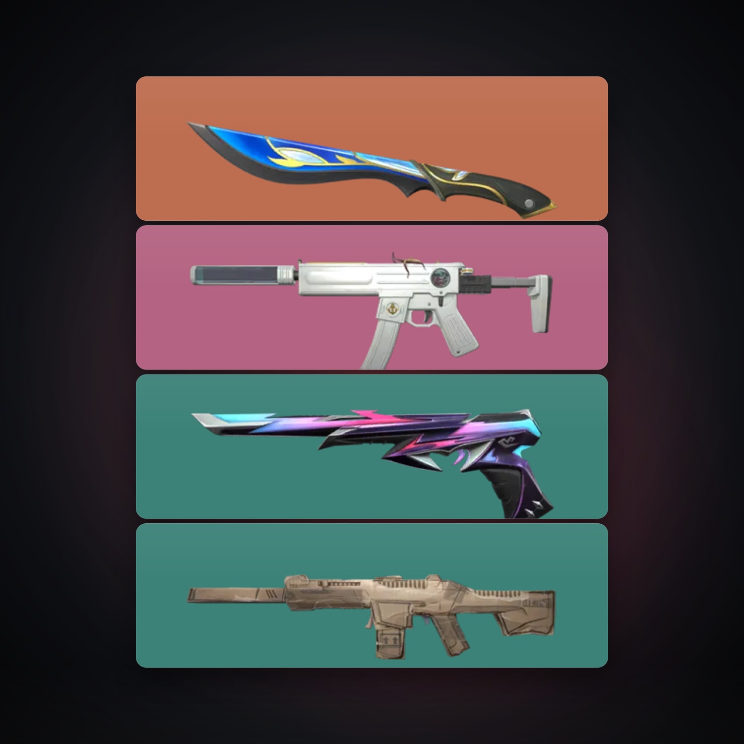 LA Iron 2 locker — 1 knives, 4 skins, lvl 28 — HabibiAccounts