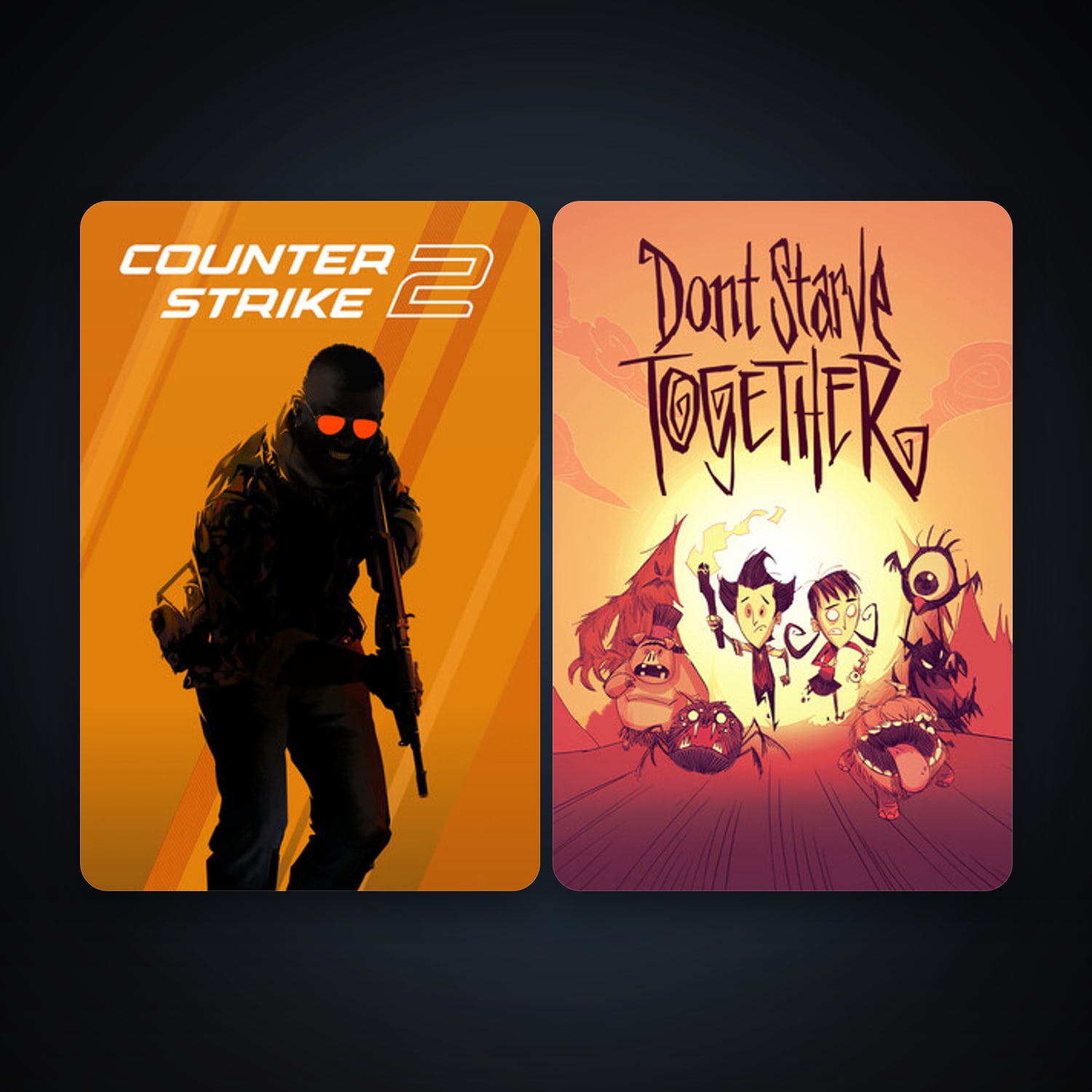CS2 Prime + Don't Starve Together, 7 games, clean — HabibiAccounts