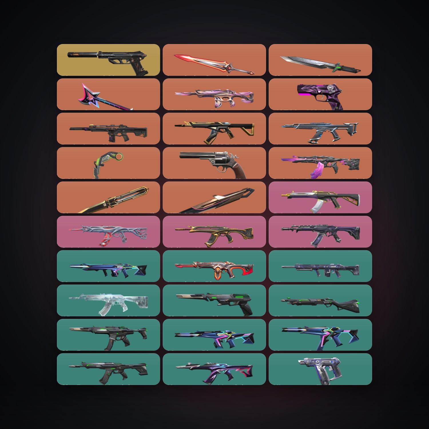 EU Gold 1 locker — 6 knives, 68 skins, lvl 80 — HabibiAccounts