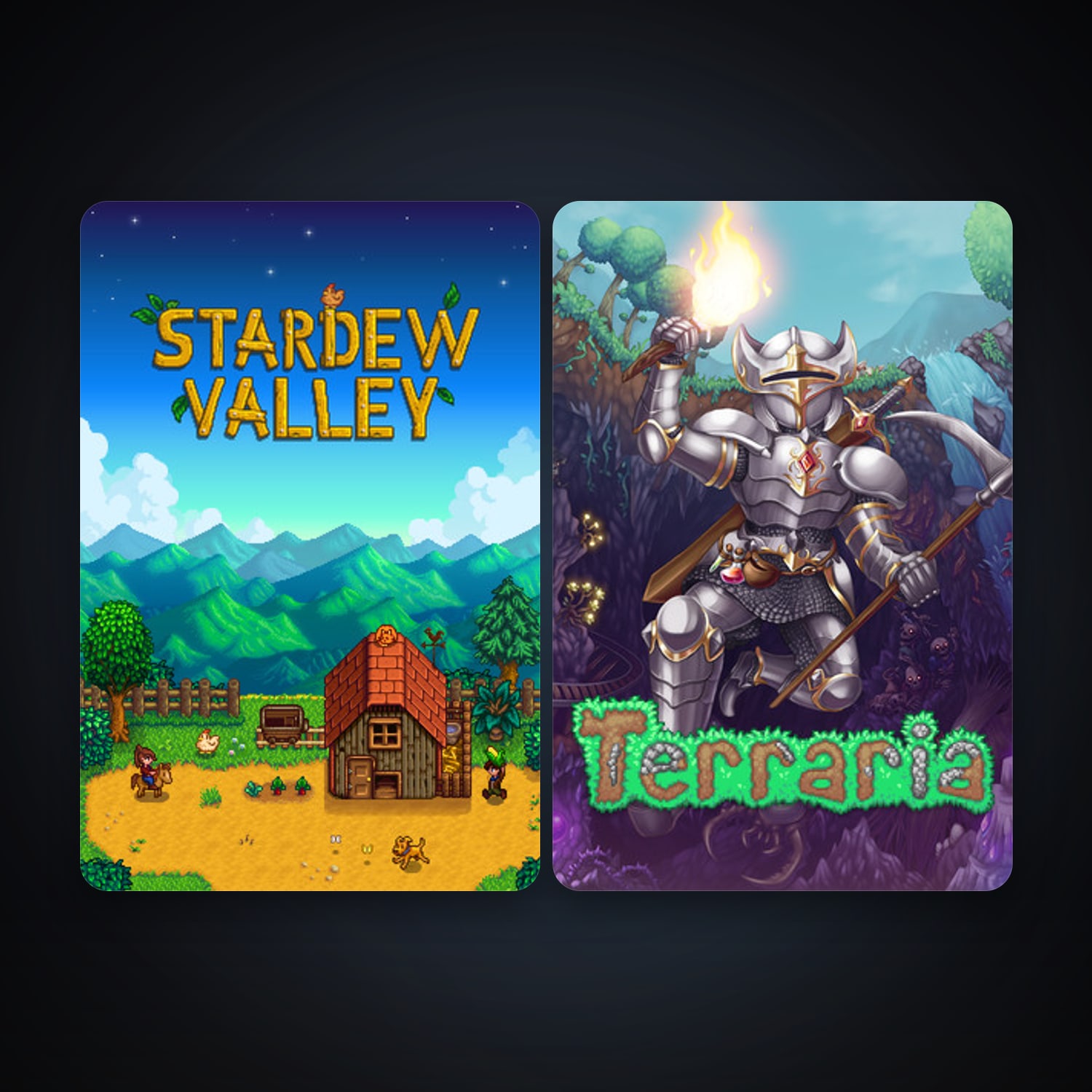 Terraria + Stardew Valley, 4 games, clean — HabibiAccounts