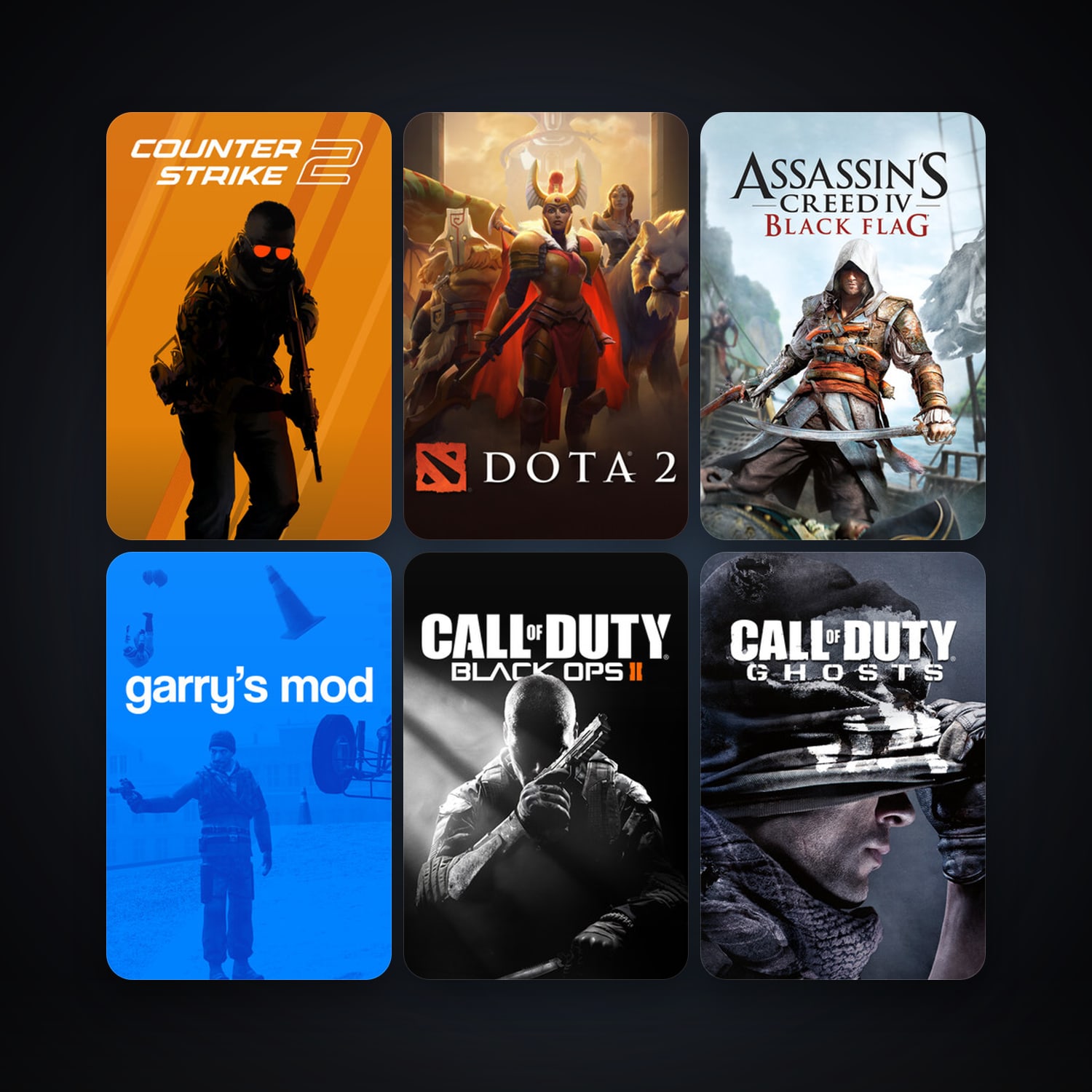 Dota 2 + CS2 Prime, 11 games, clean · 260983288 — HabibiAccounts