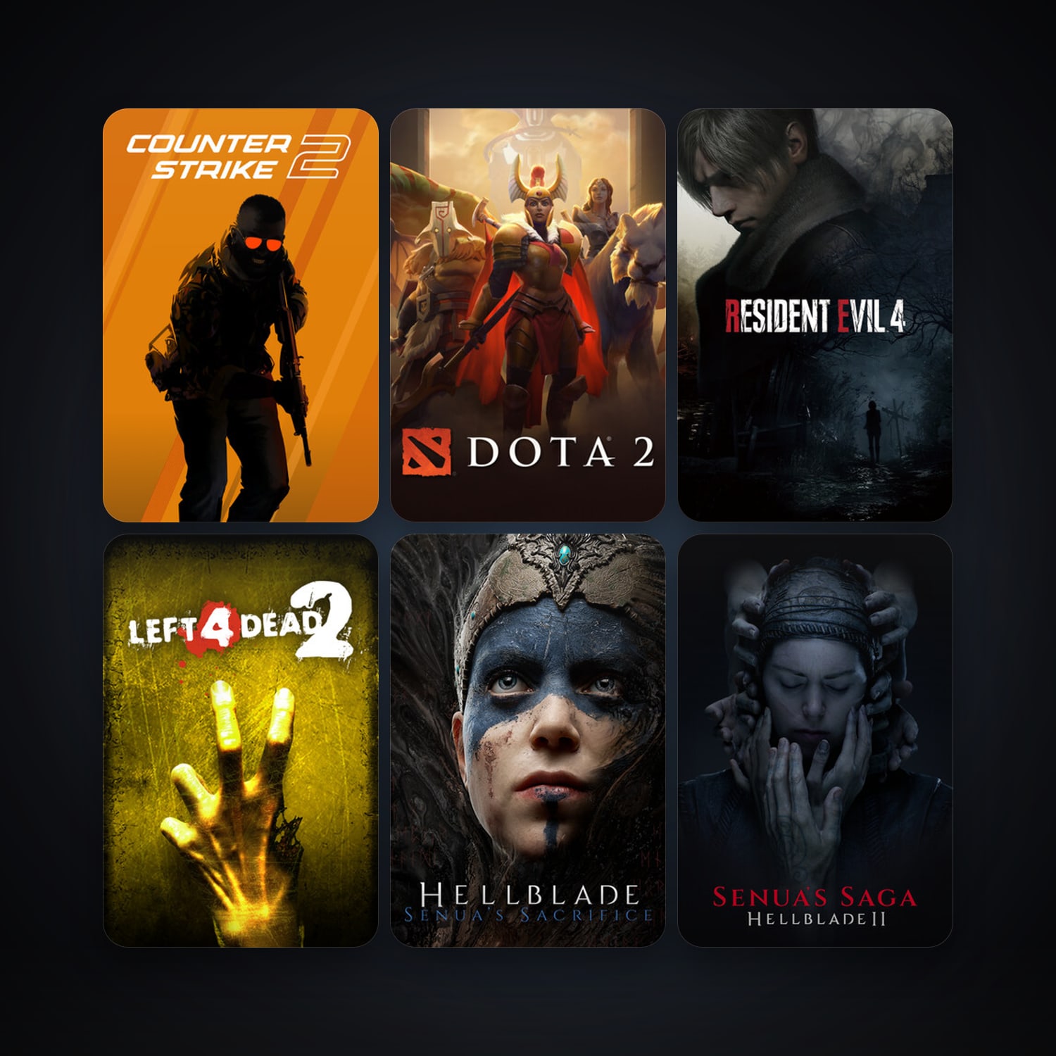 Left 4 Dead 2 + Dota 2, 35 games, Steam 10, clean — HabibiAccounts