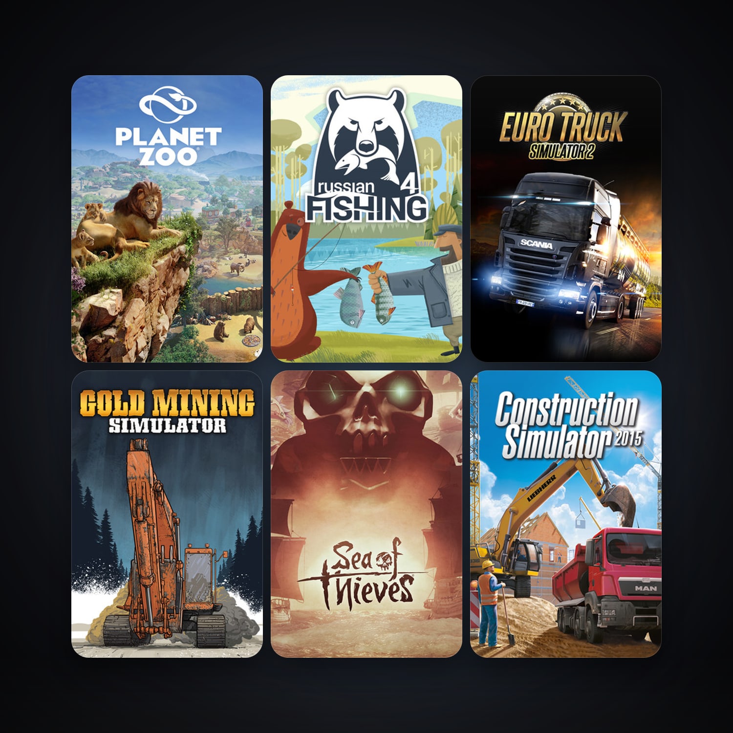 Euro Truck Simulator 2 + SPINTIRES, 30 games, clean — HabibiAccounts