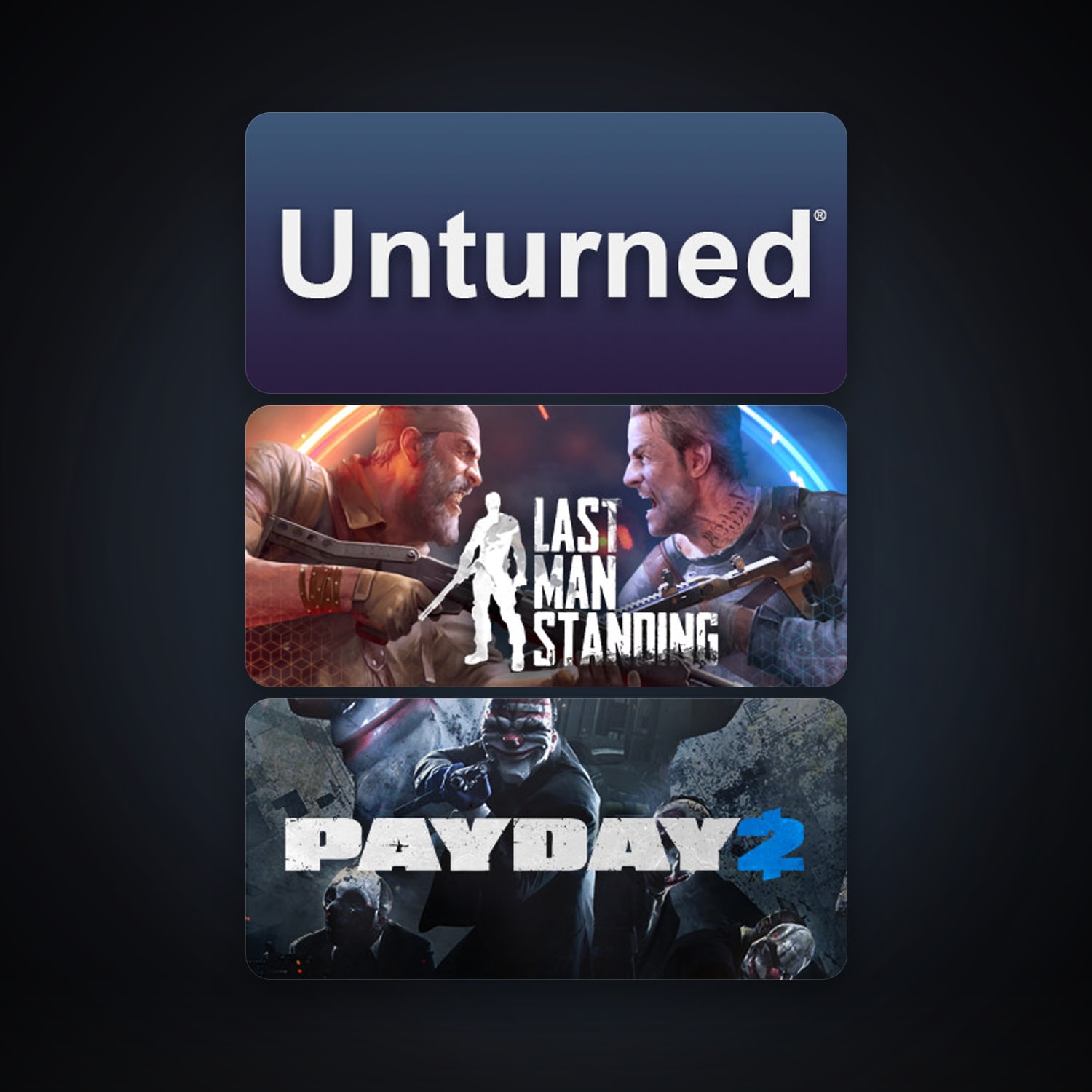 Free CS2 (No Prime) + PAYDAY 2, 5 games, clean — HabibiAccounts