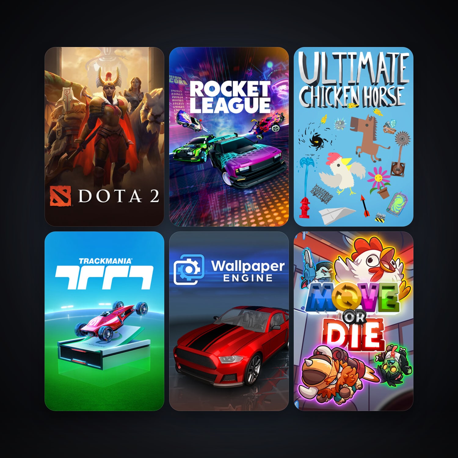 Dota 2 + Rocket League, 32 games, clean — HabibiAccounts