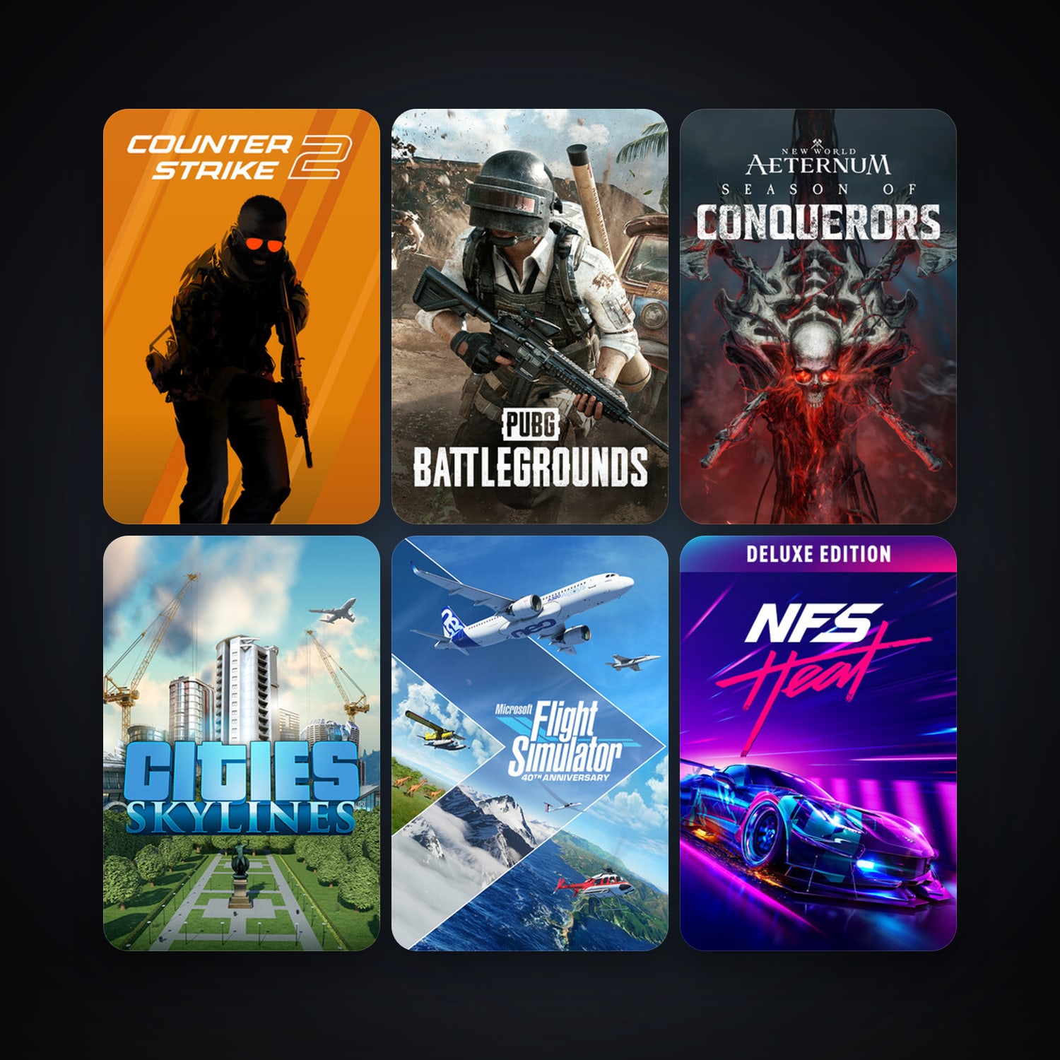 CS2 Prime + Cities: Skylines, 20 games, clean — HabibiAccounts