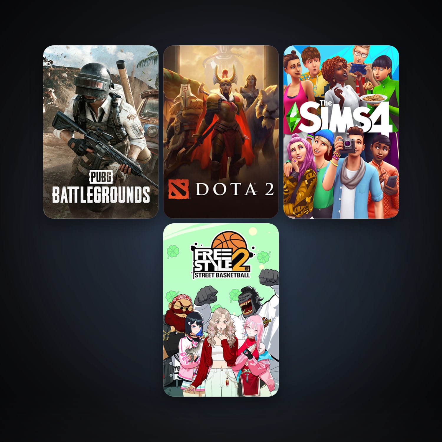 Dota 2 + Freestyle 2: Street Basketball, 8 games, clean — HabibiAccounts