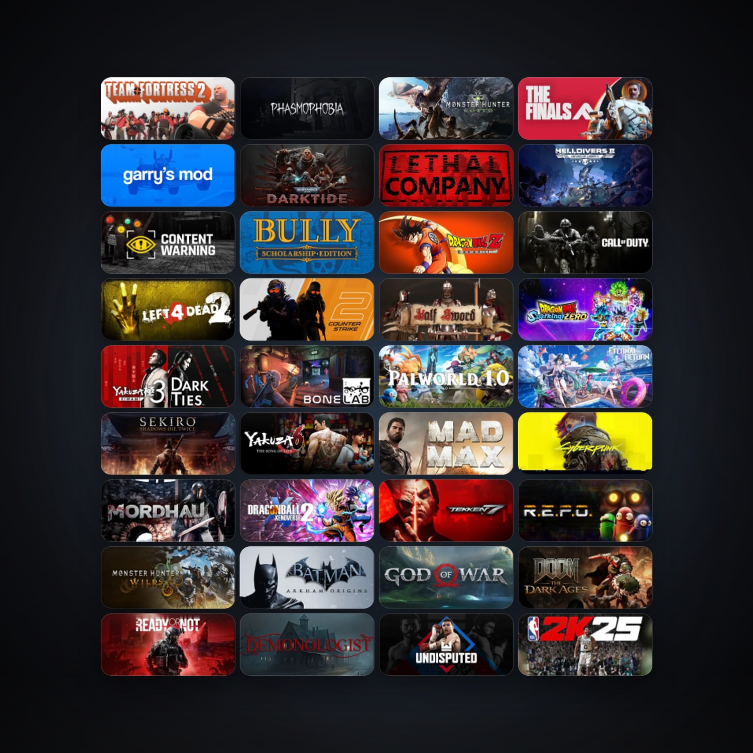 Team Fortress 2 + Garry's Mod, 106 games, Steam 11, clean — HabibiAccounts