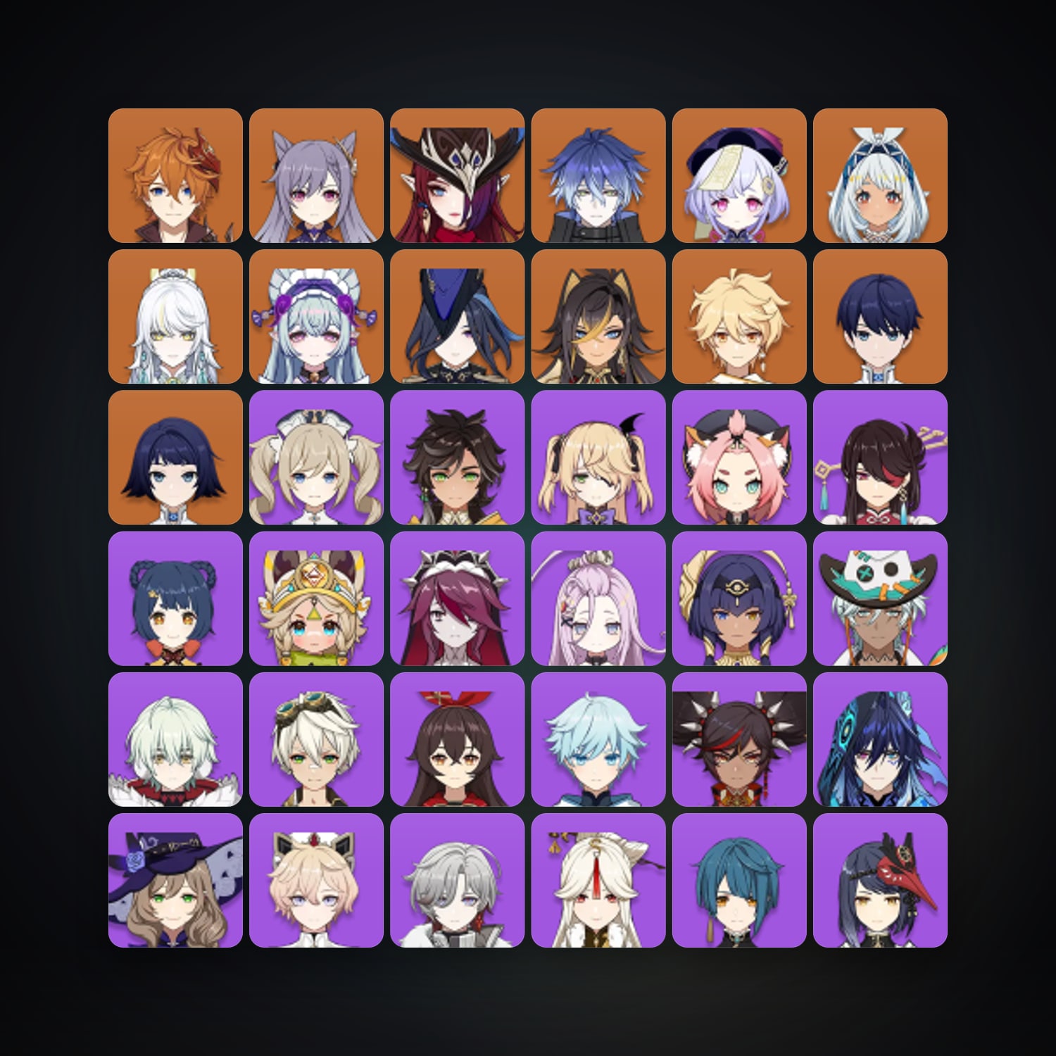 Genshin Impact | AR 50 | 51 Chars | 10× 5★ — Genshin / miHoYo Account — HabibiAccounts